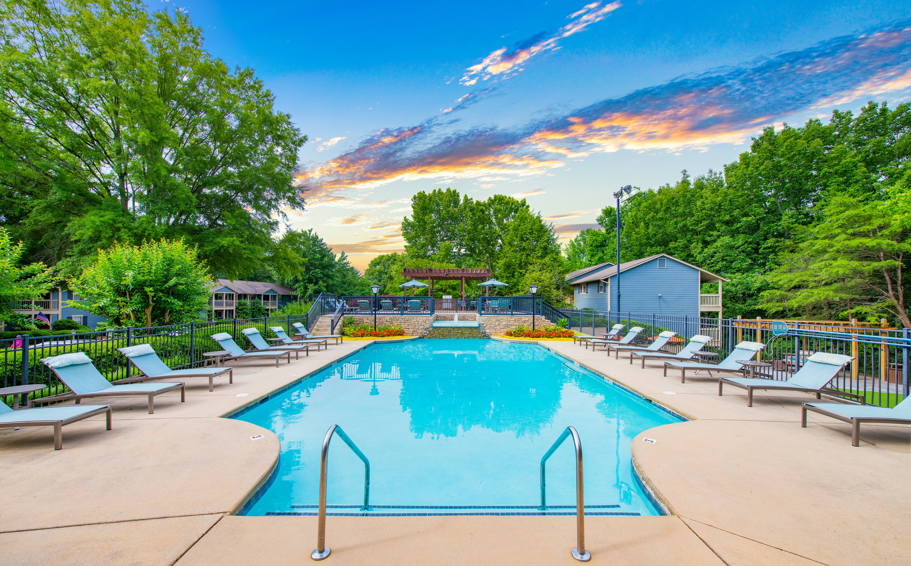 Pool at MAA Windridge luxury apartment homes in Chattanooga, TN