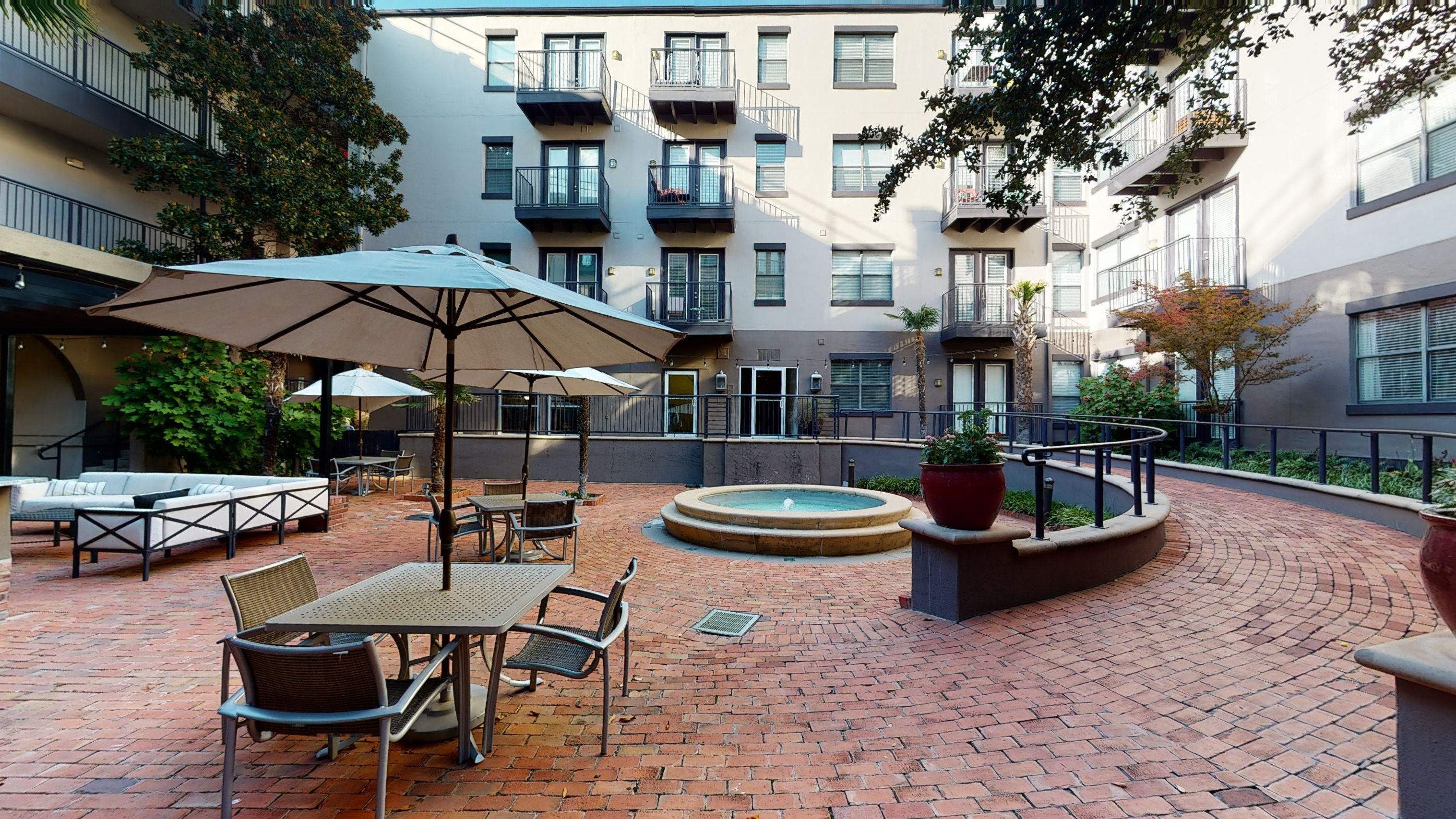 Courtyard, Fitness Center and Clubhouse