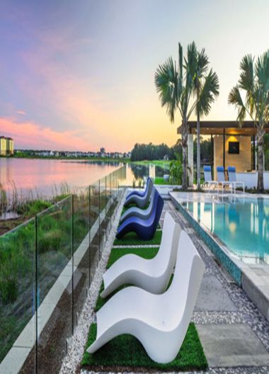 MAA Sand Lake lounge chairs lake side