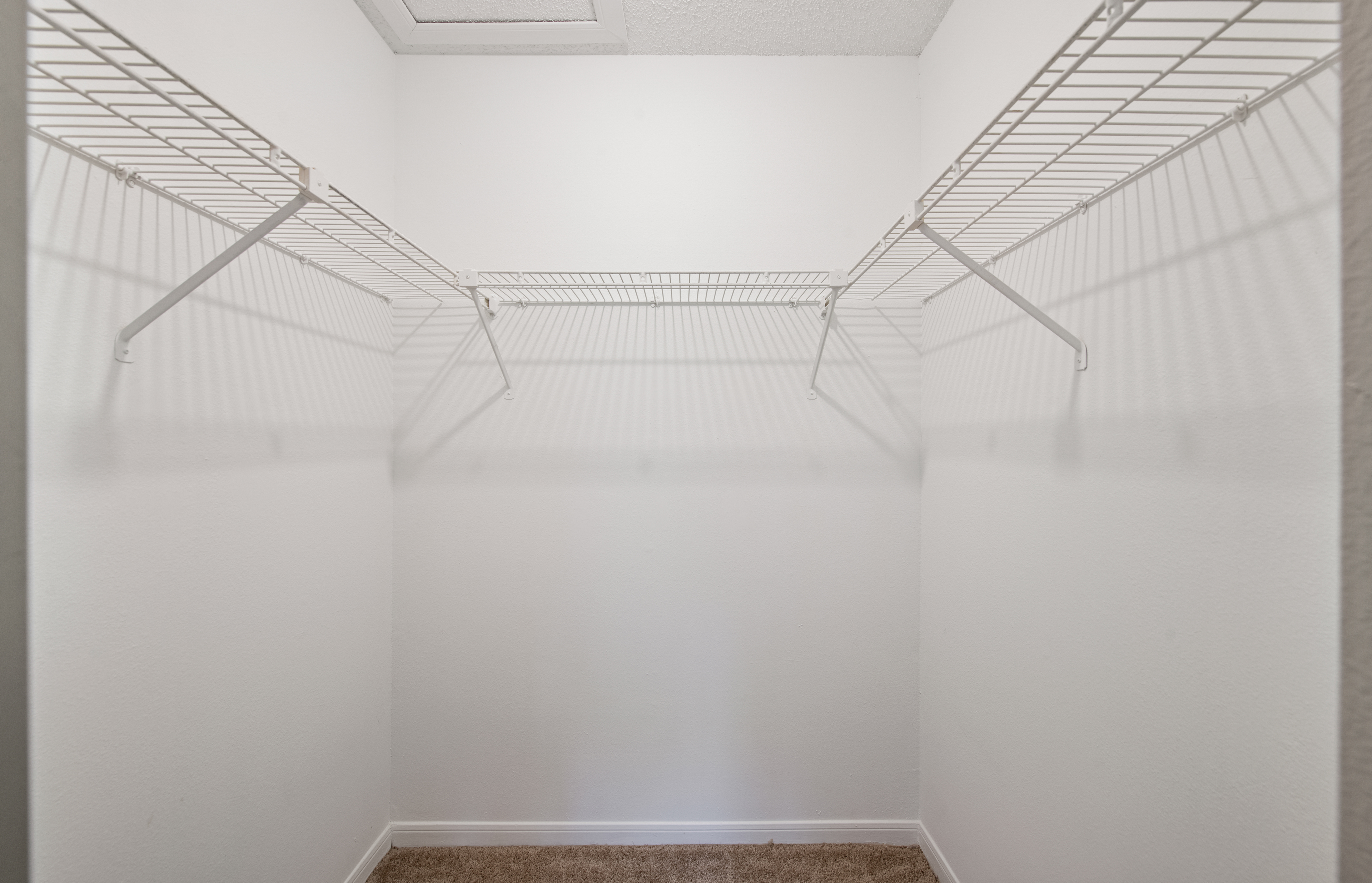 Closet at MAA Eagle Ridge luxury apartment homes in Birmingham, AL