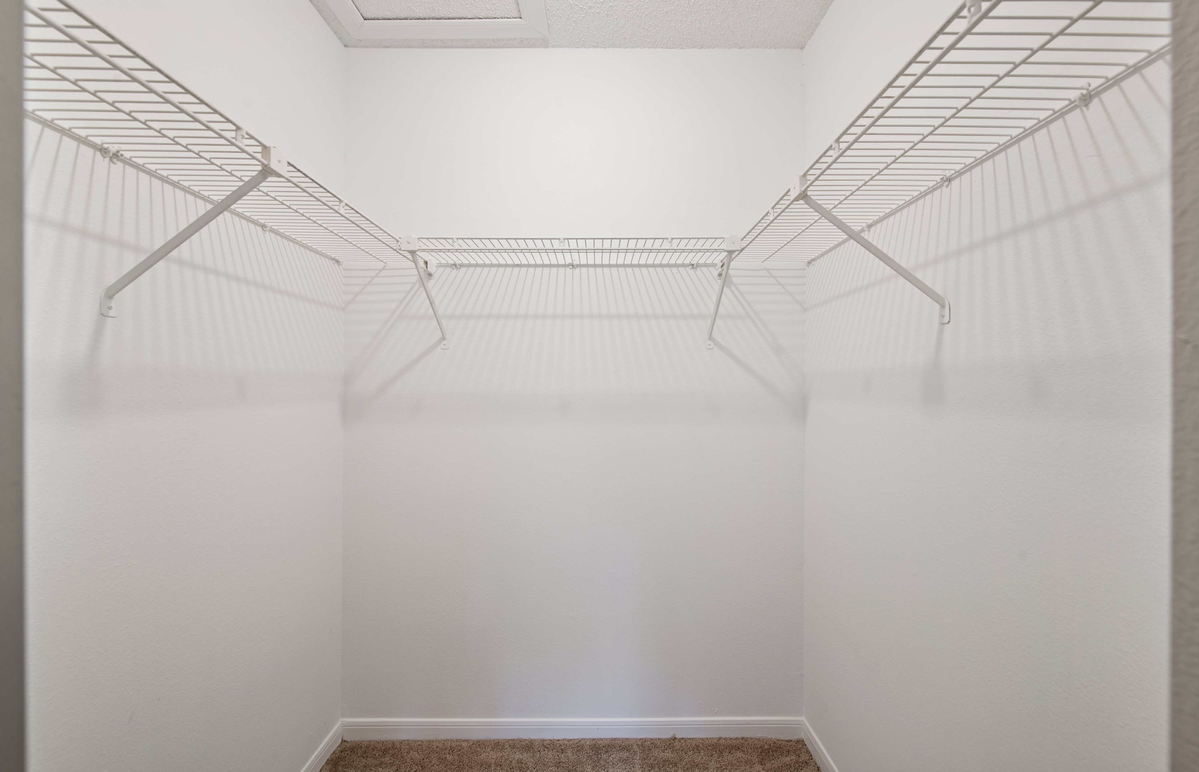 Closet at MAA Eagle Ridge luxury apartment homes in Birmingham, AL