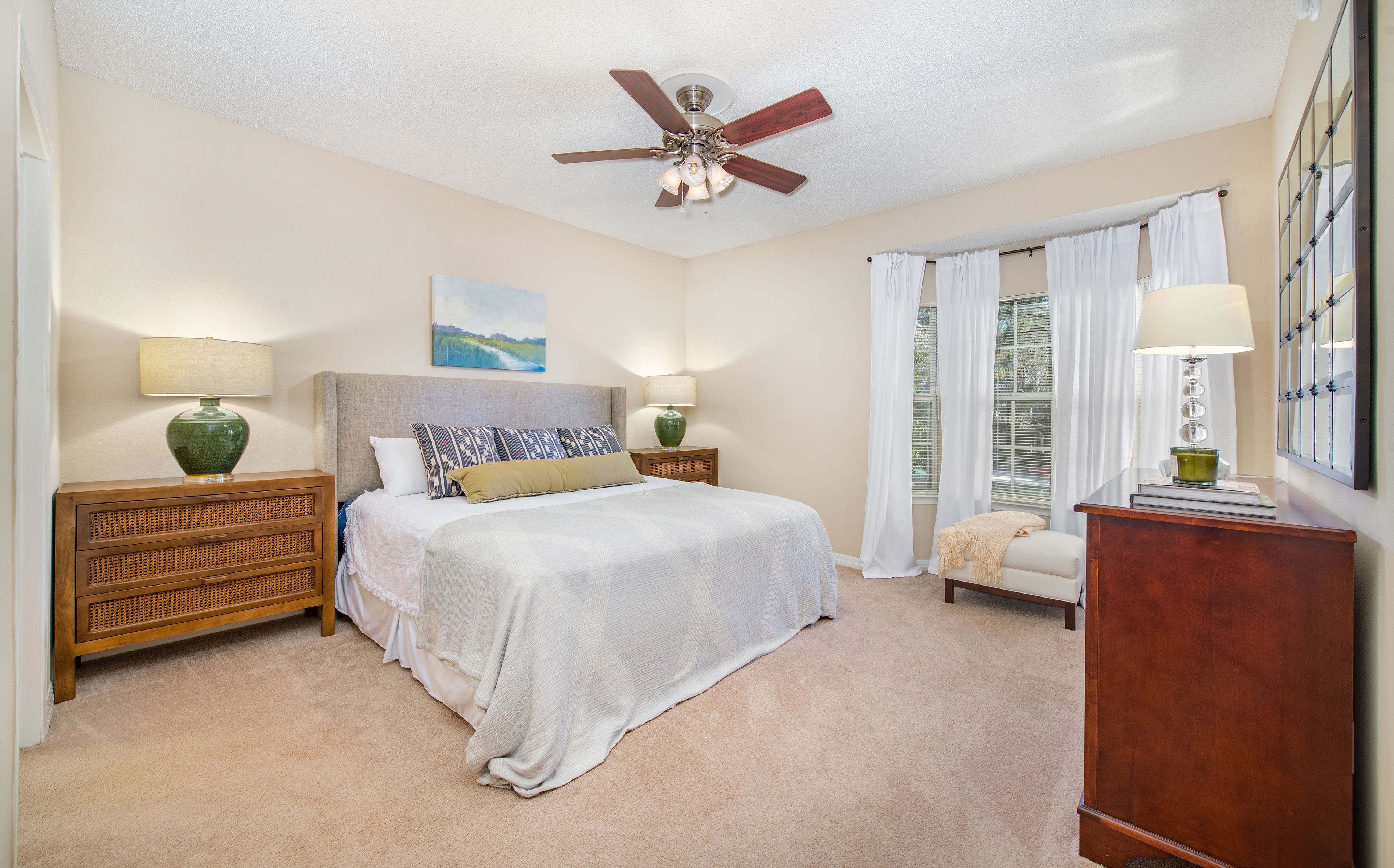 Bedroom at MAA Riverchase luxury apartment homes in Birmingham, AL