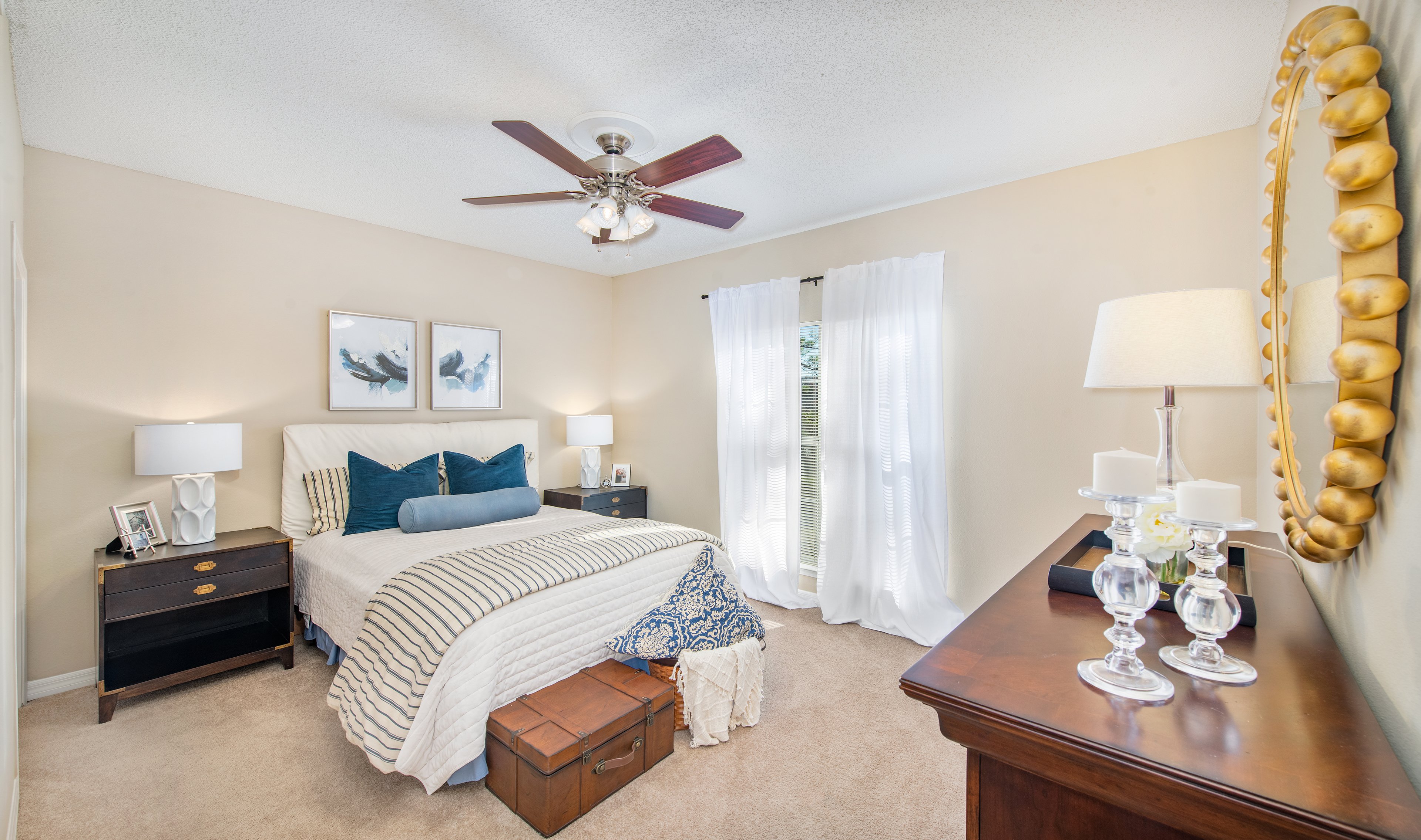 Bedroom at MAA Riverchase luxury apartment homes in Birmingham, AL