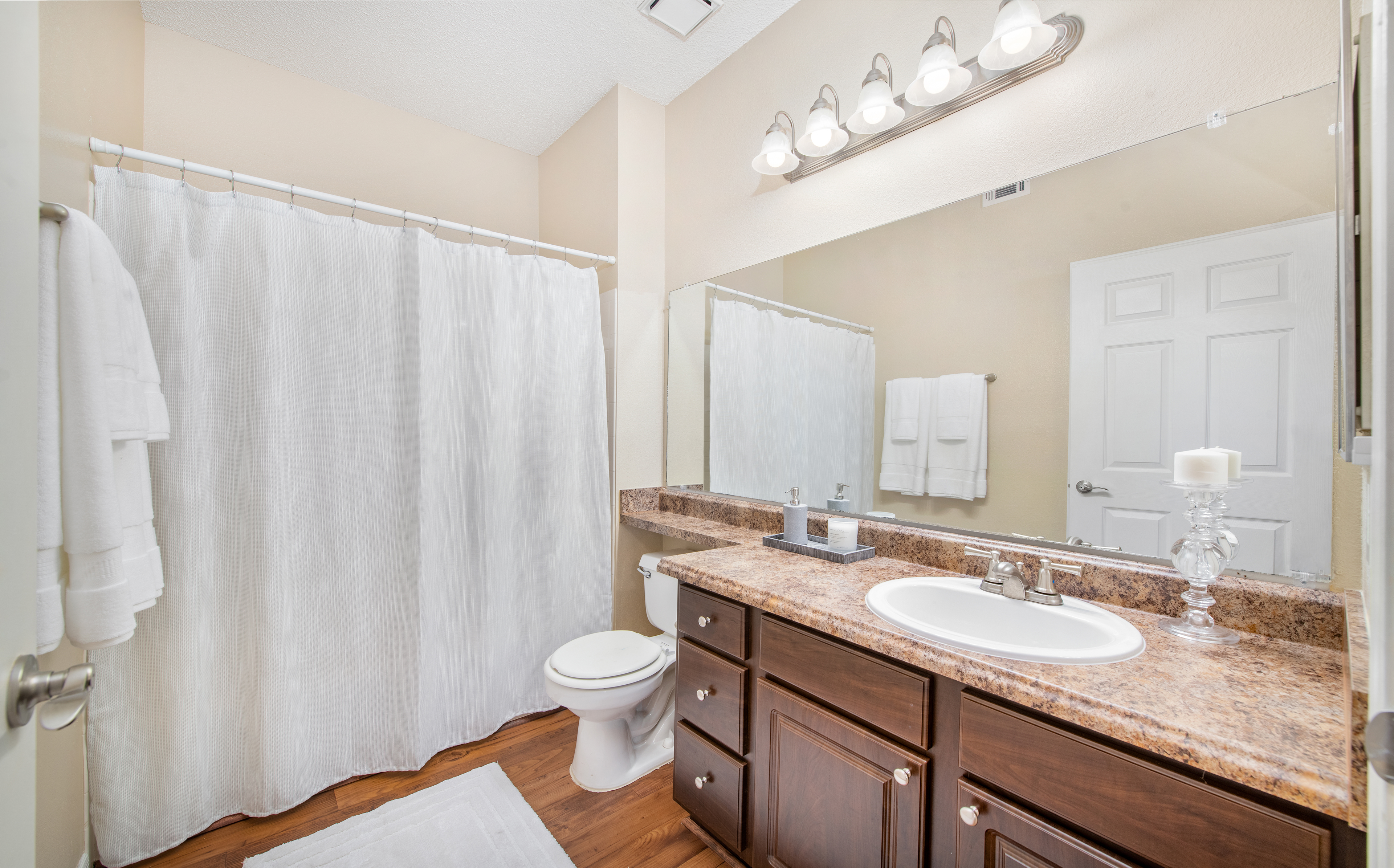 Bathroom at MAA Riverchase luxury apartment homes in Birmingham, AL