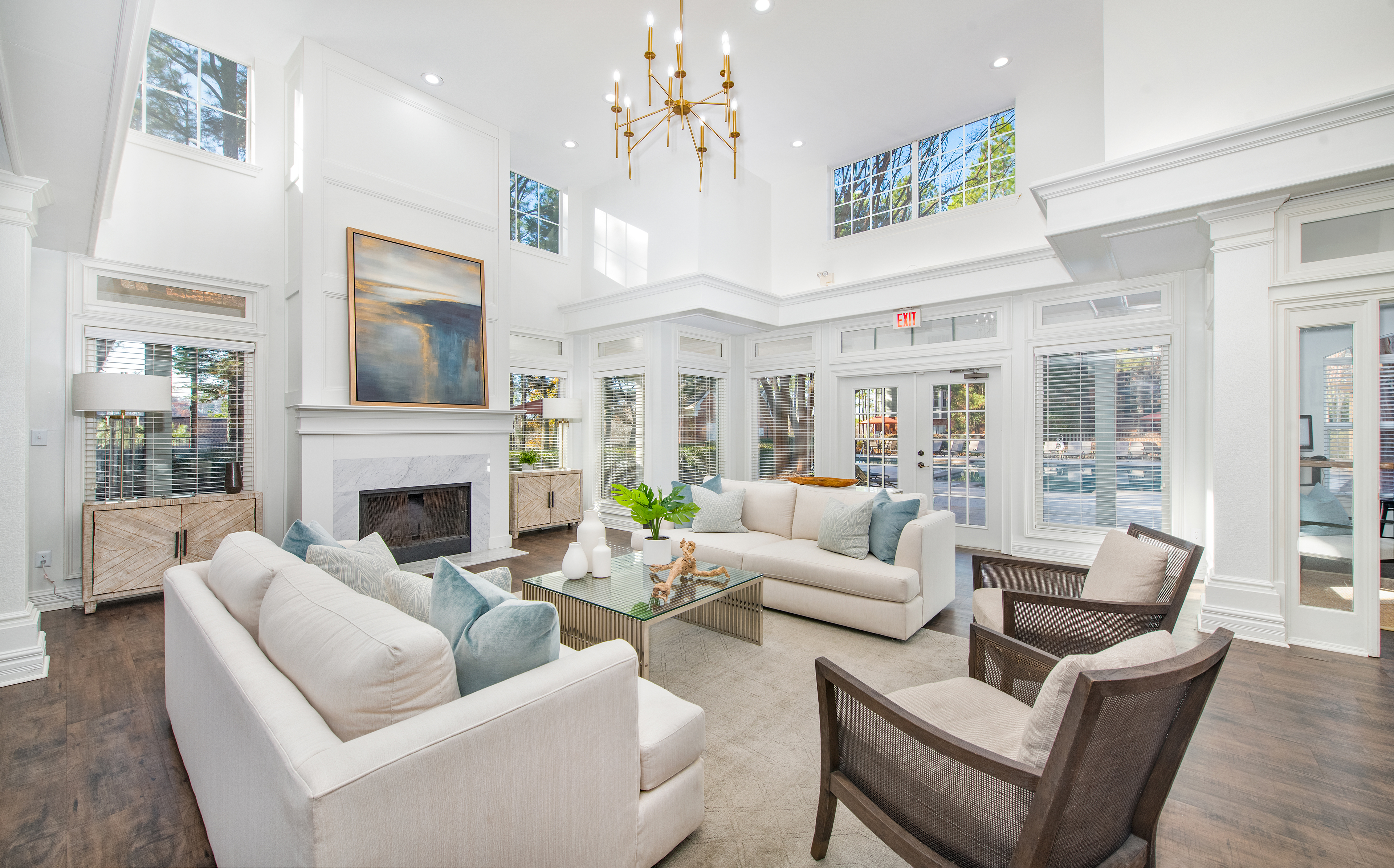 Clubhouse at MAA Riverchase luxury apartment homes in Birmingham, AL
