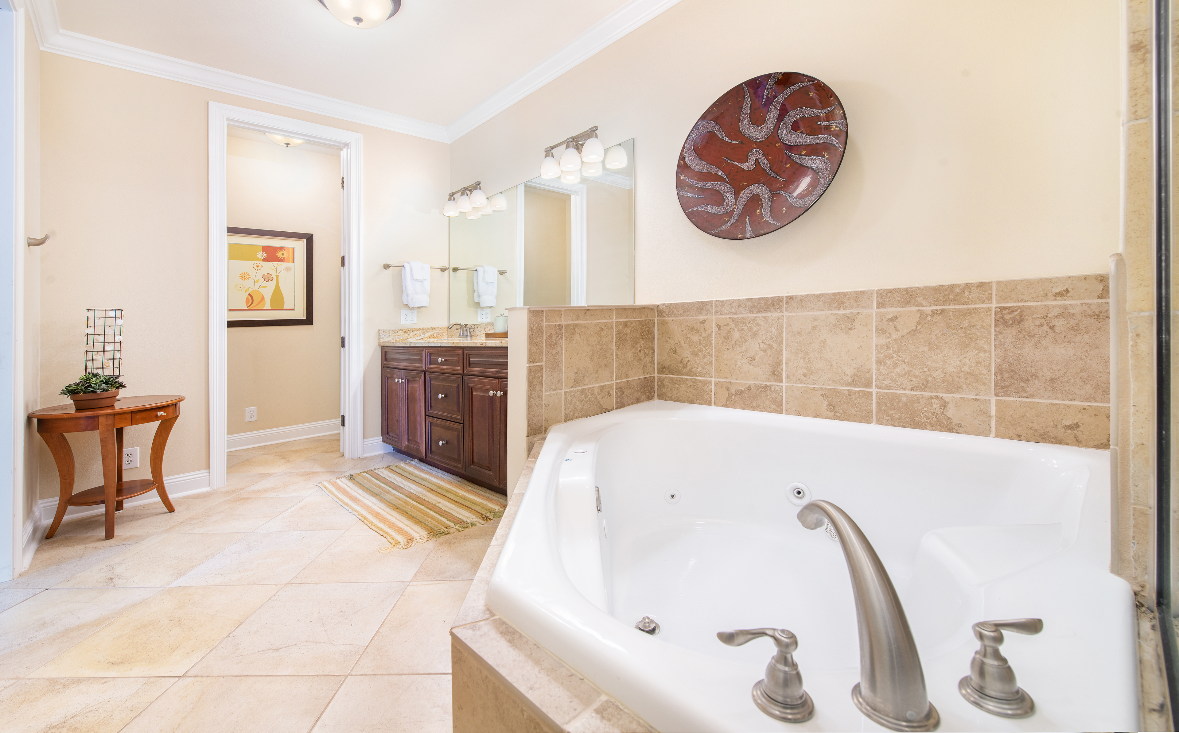 Bathroom at MAA Cypress Village luxury apartment homes in Orange Beach, AL