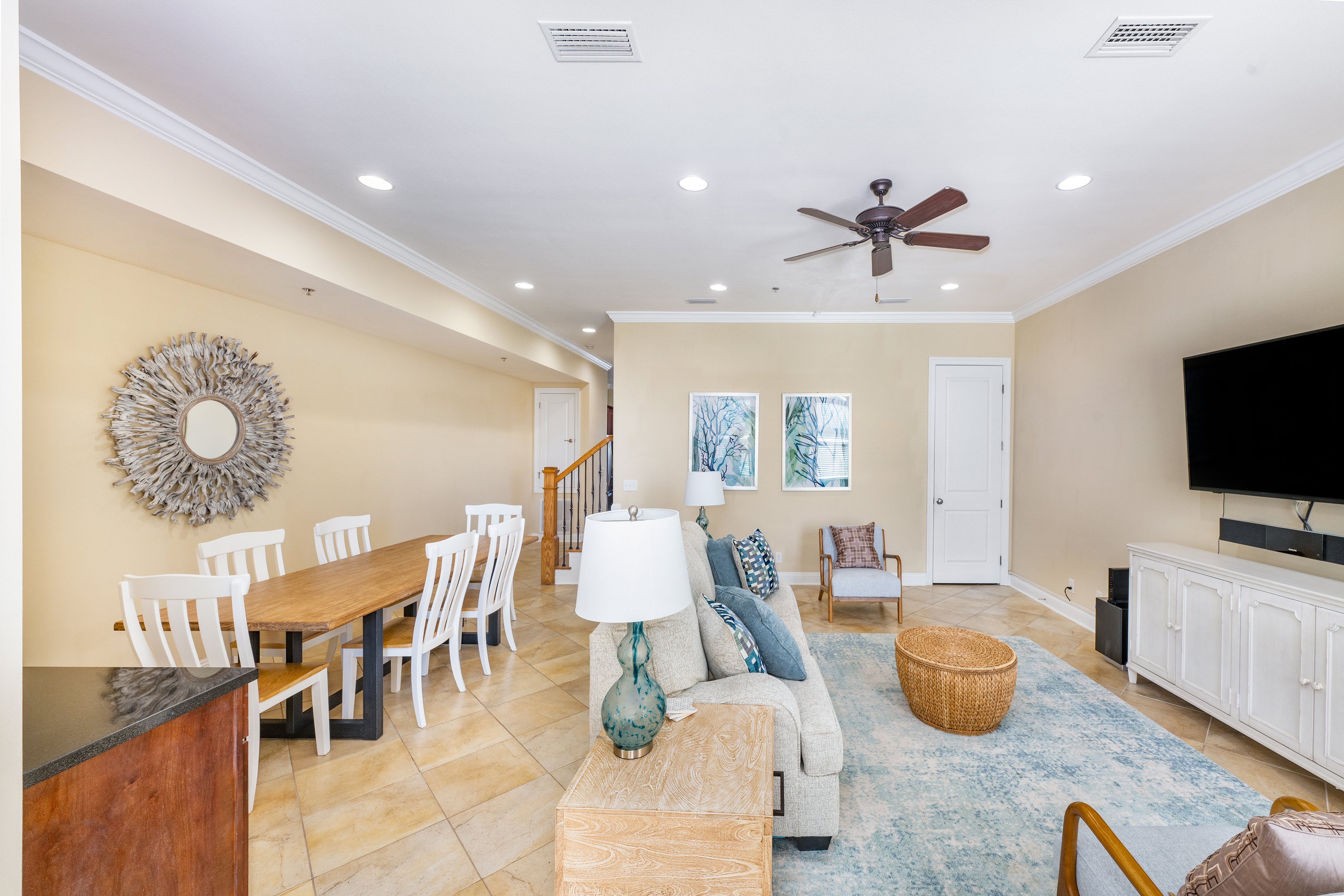 Living room at MAA Cypress Village luxury apartment homes in Orange Beach, AL