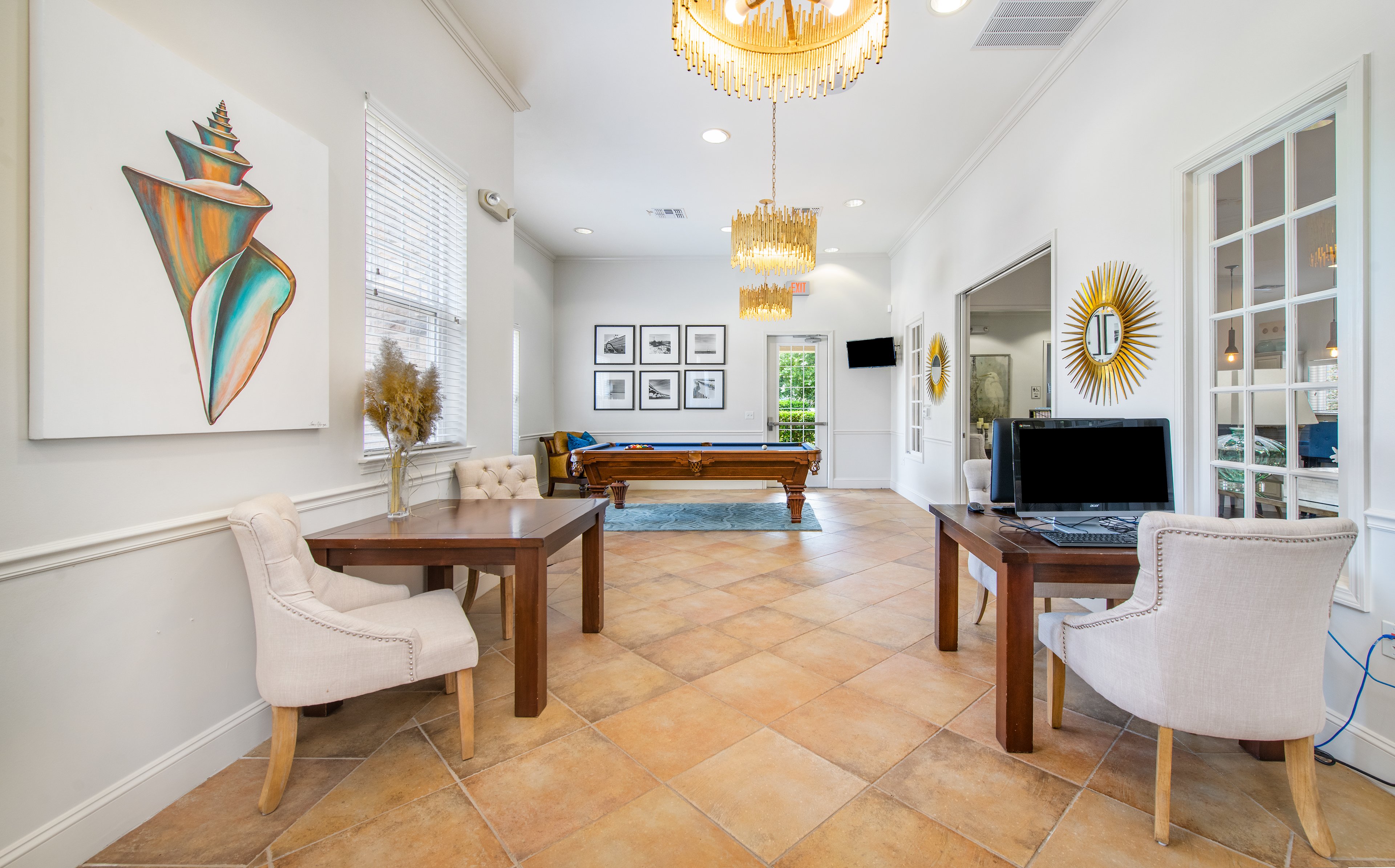 Business center at MAA Traditions in Mobile, AL