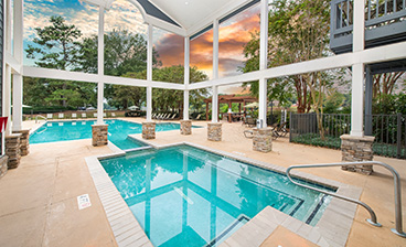 Pool at MAA Edgewater luxury apartment homes in Huntsville, AL