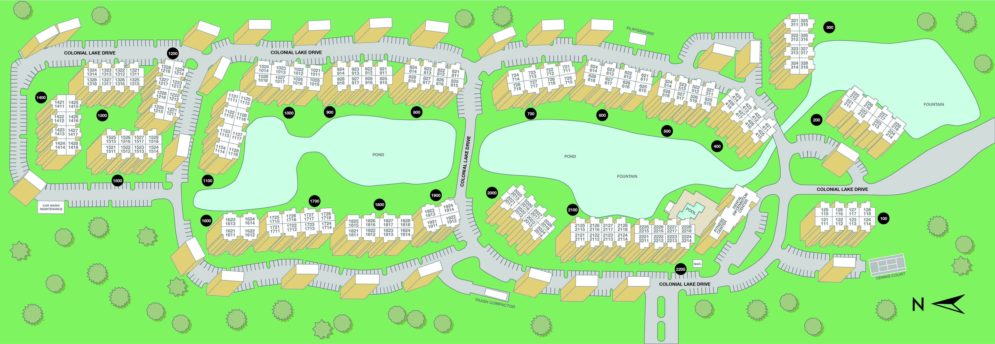MAA Madison Property Map