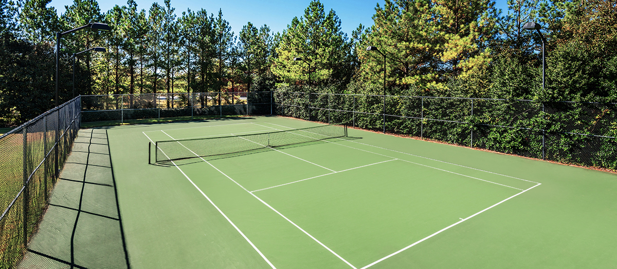 Tennis Court at MAA Madison Lakes luxury apartments homes in Huntsville, AL 