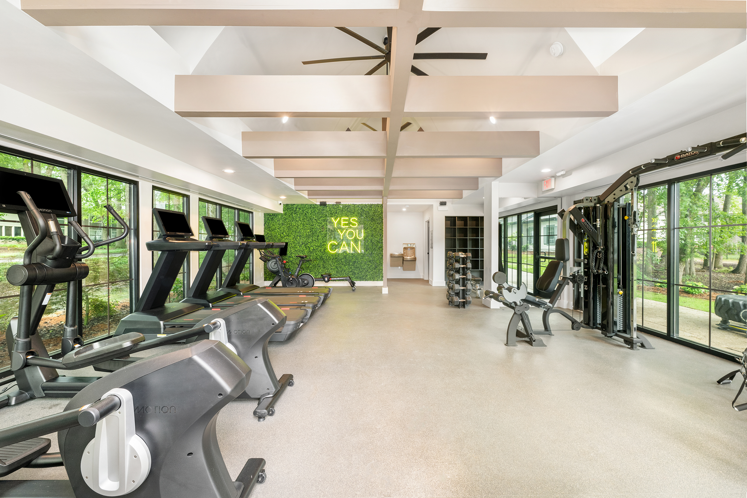 Fitness center at MAA Providence Main luxury apartment homes in Huntsville, AL