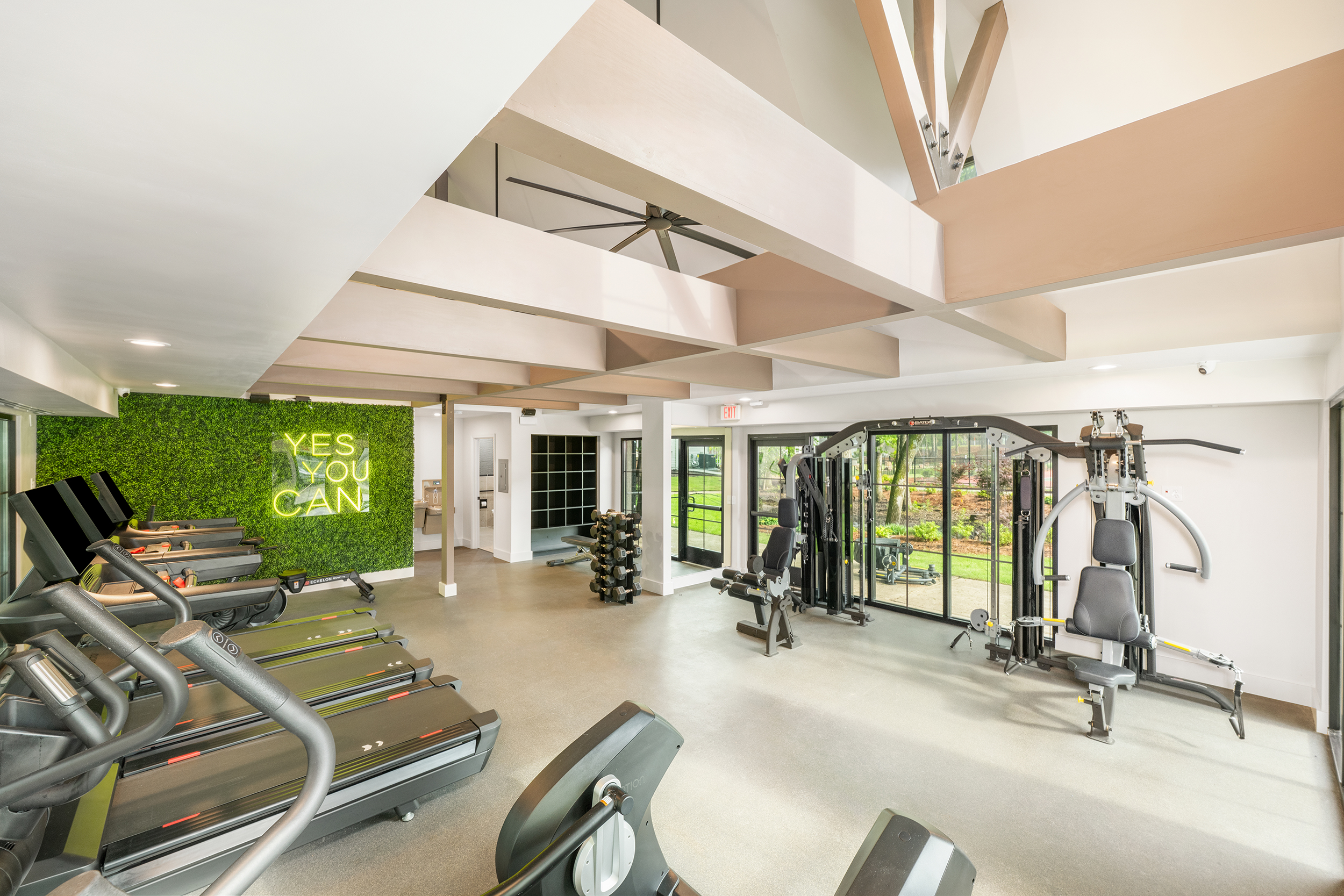 Fitness center at MAA Providence Main luxury apartment homes in Huntsville, AL