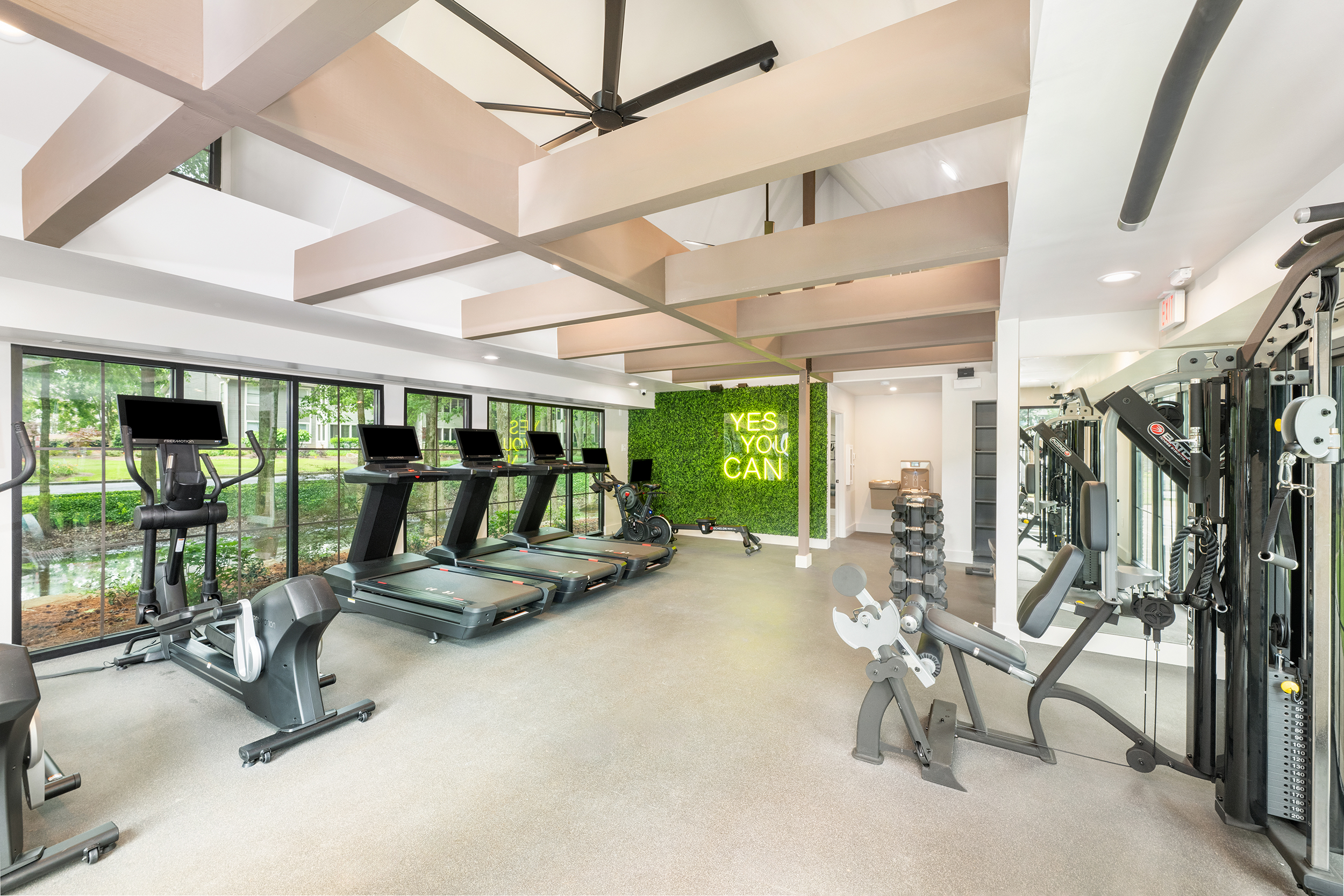 Fitness center at MAA Providence Main luxury apartment homes in Huntsville, AL