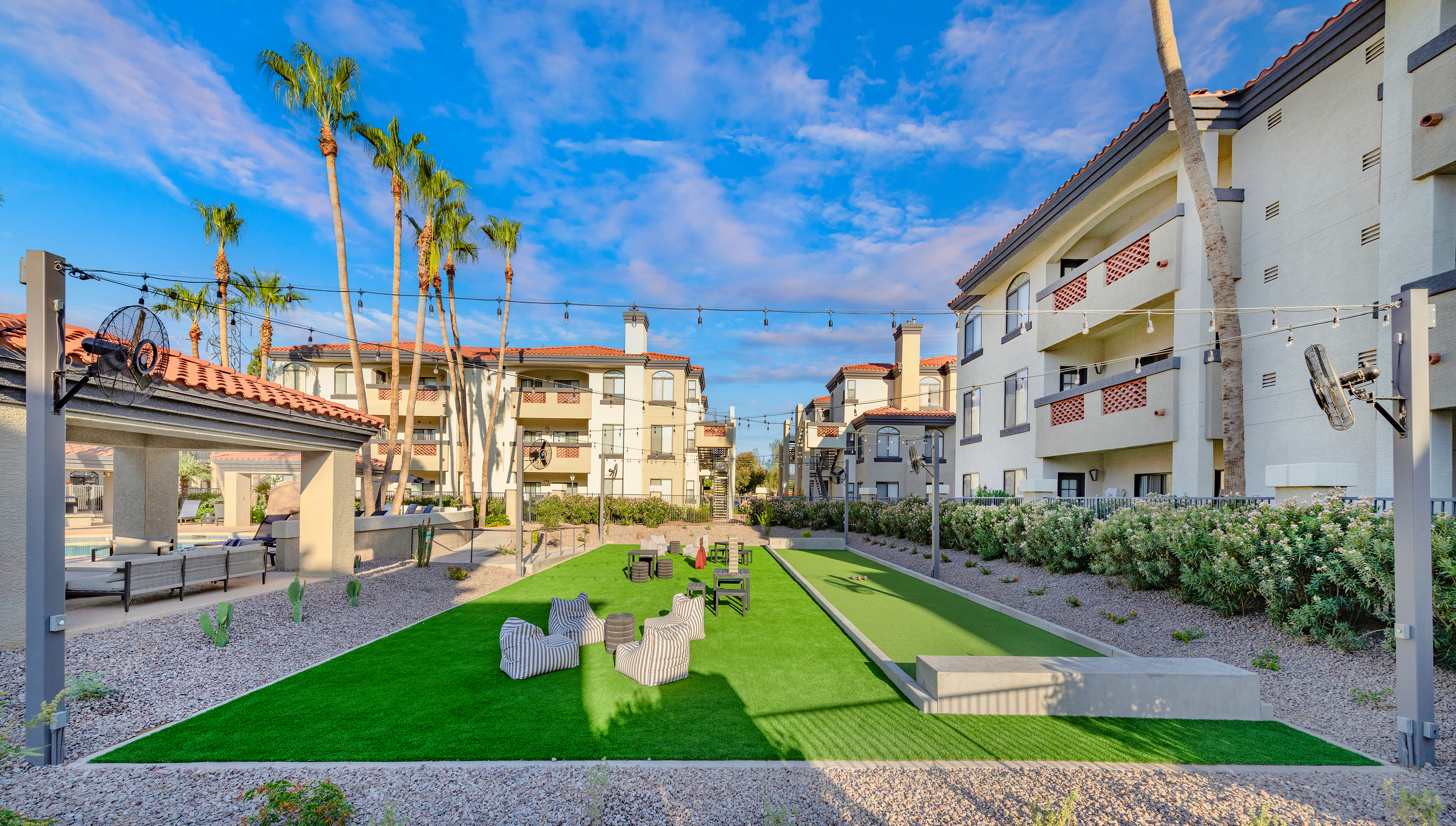 Game Court at MAA Camelback luxury apartment homes in Scottsdale, AZ