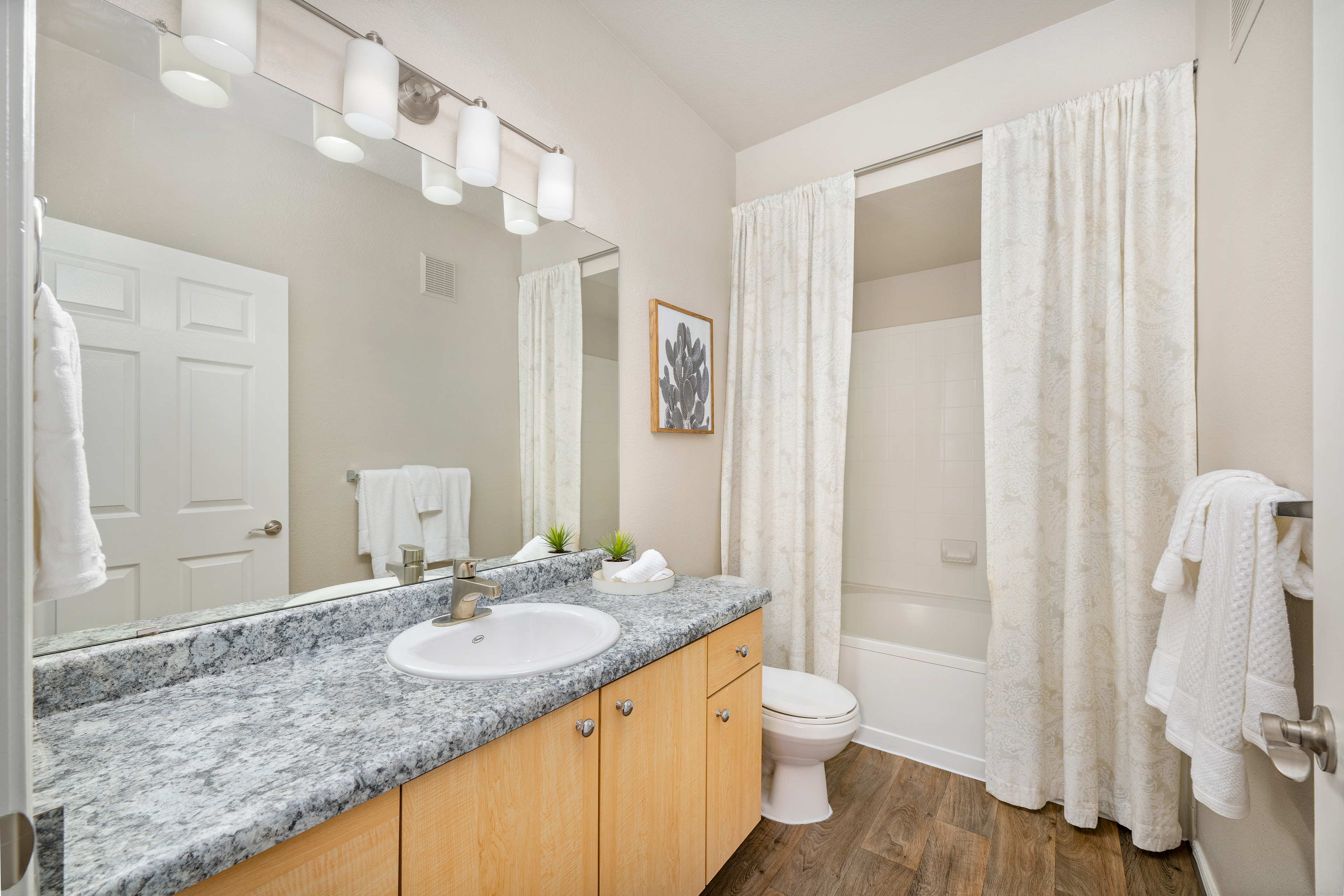 Bathroom at MAA City Gate luxury apartment homes in Mesa, AZ