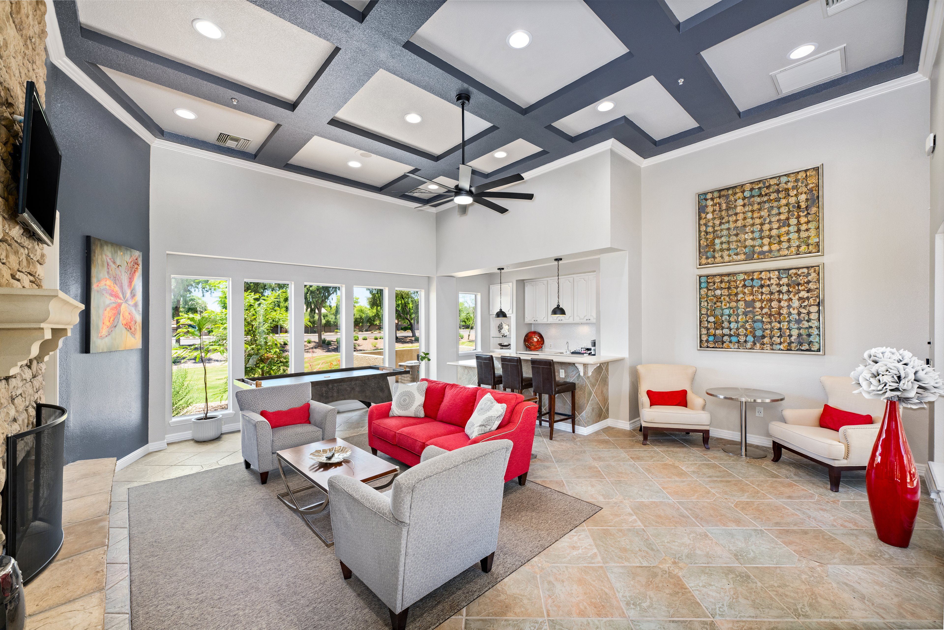 Lounge at MAA City Gate luxury apartment homes in Mesa, AZ