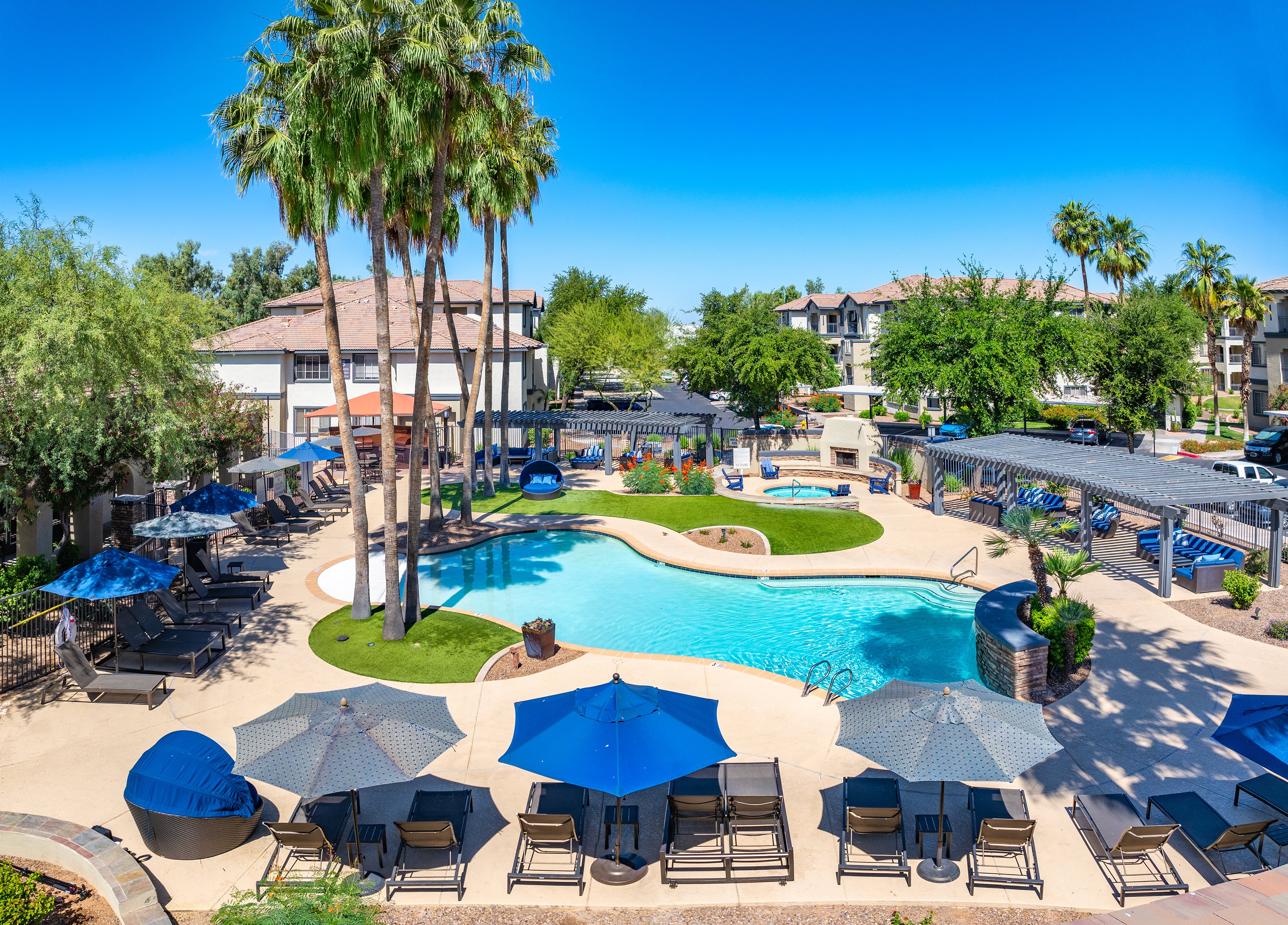 Pool at MAA City Gate luxury apartment homes in Mesa, AZ