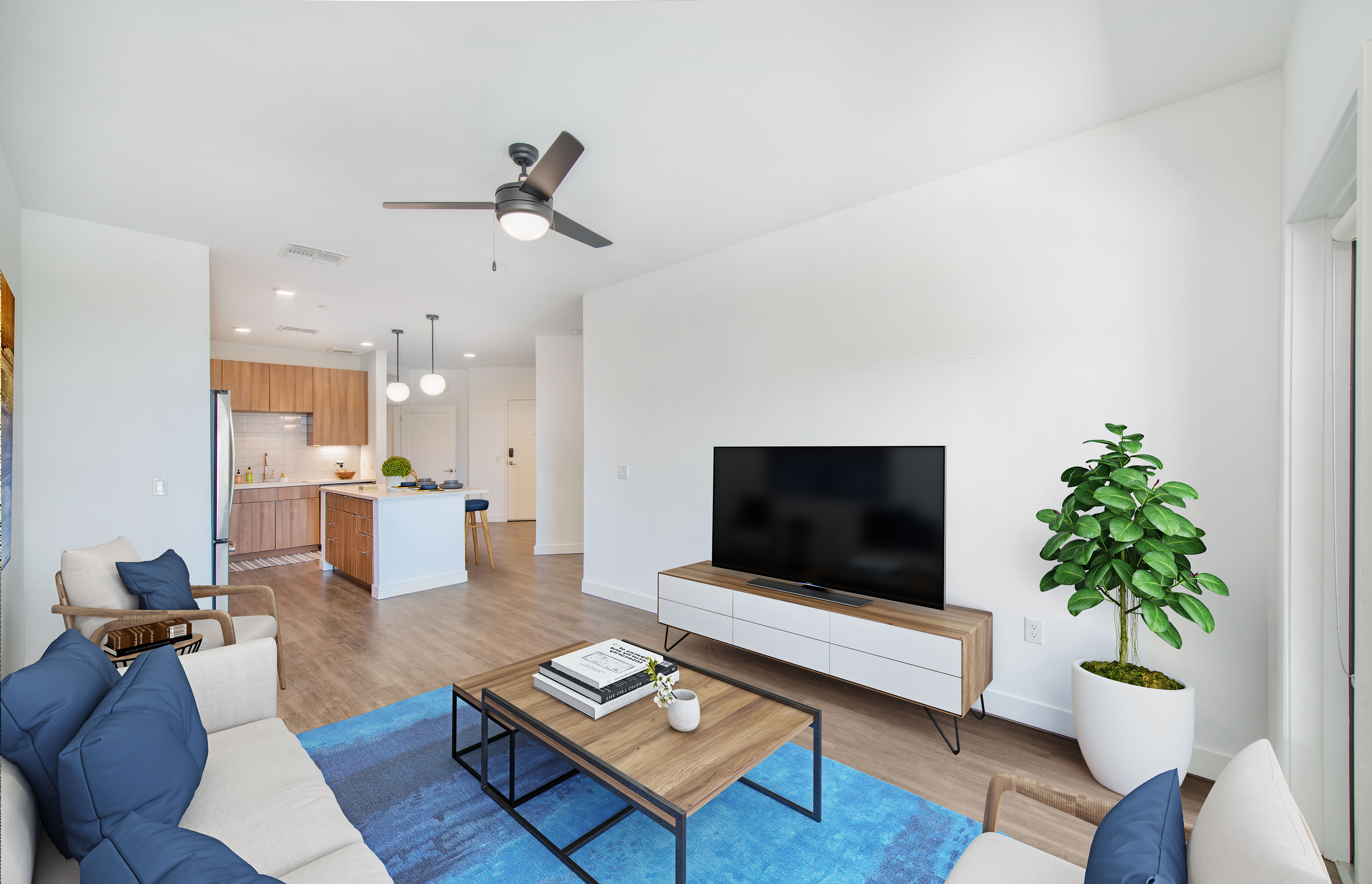 Living room at MAA Midtown Phoenix in Phoenix, AZ