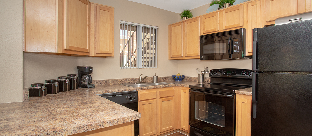 Kitchen at MAA Old Town Scottsdale North luxury apartment homes in Phoenix, AZ