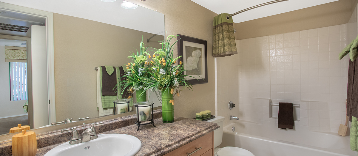 Bathroom 1 at MAA Old Town Scottsdale North luxury apartment homes in Phoenix, AZ