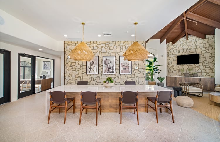 Lounge at MAA Old Town Scottsdale luxury apartment homes in Scottsdale, AZ