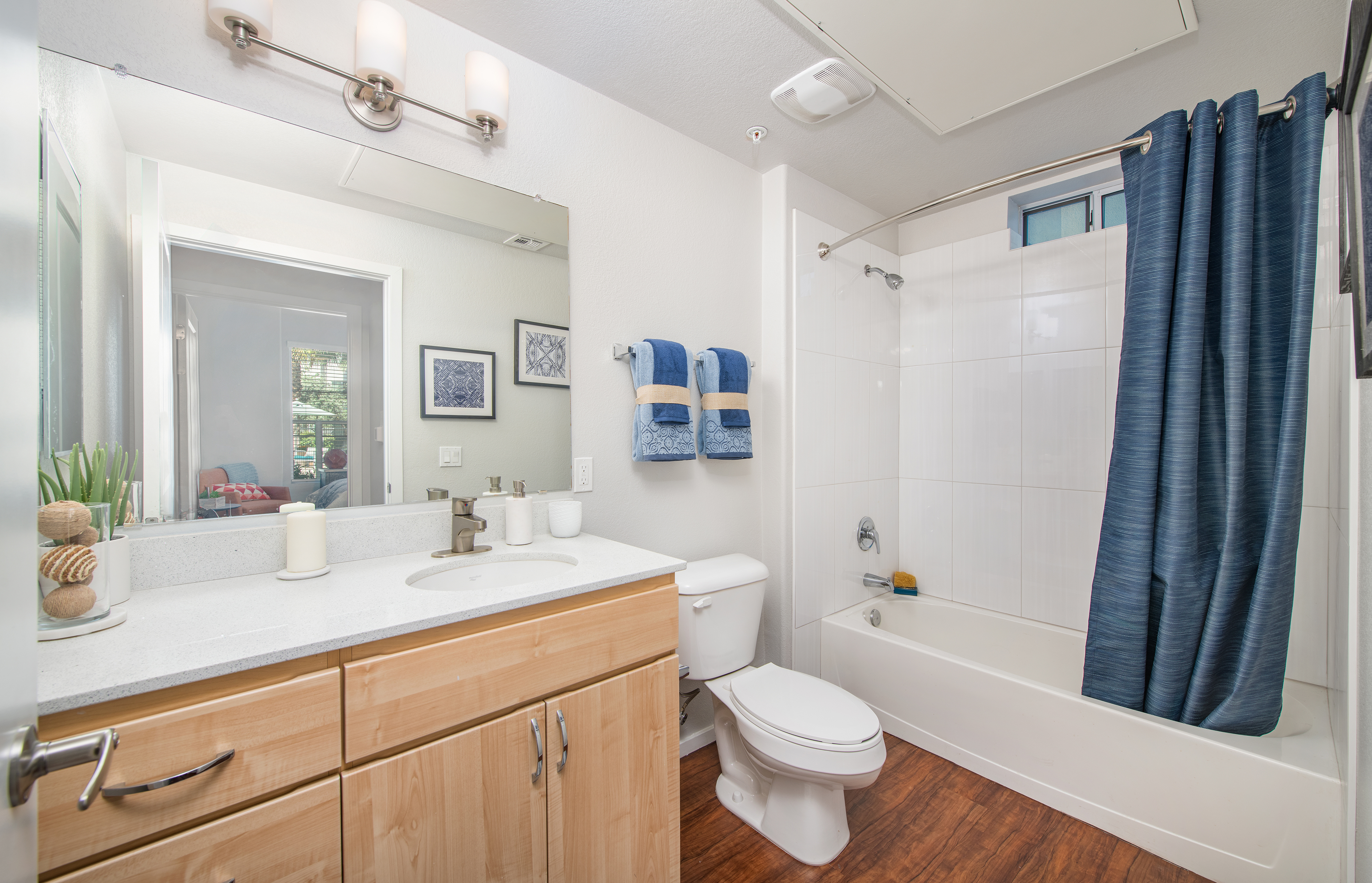 Bathroom at MAA SkySong luxury apartment homes in Scottsdale, AZ