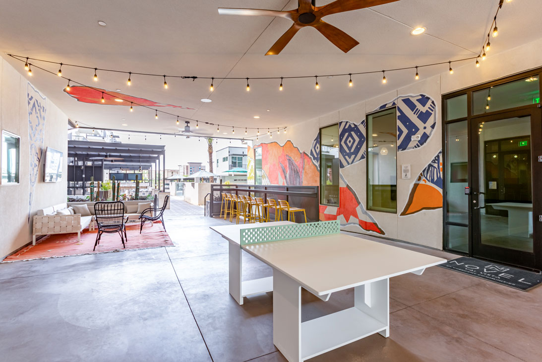Pool table at MAA Val Vista luxury apartment homes in Phoenix, AZ