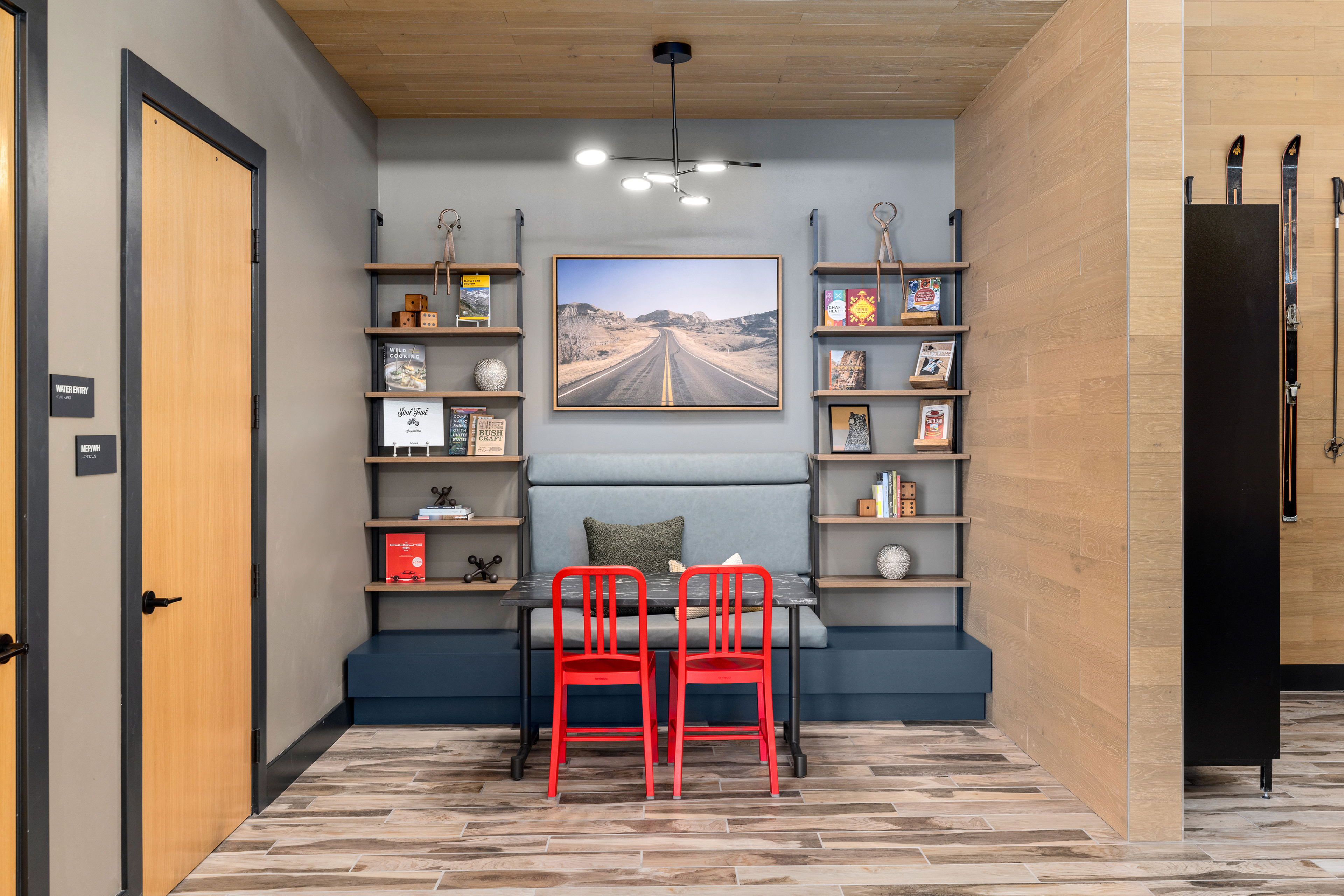 Clubhouse lounge at MAA Milepost 35 luxury apartment homes in Denver, CO