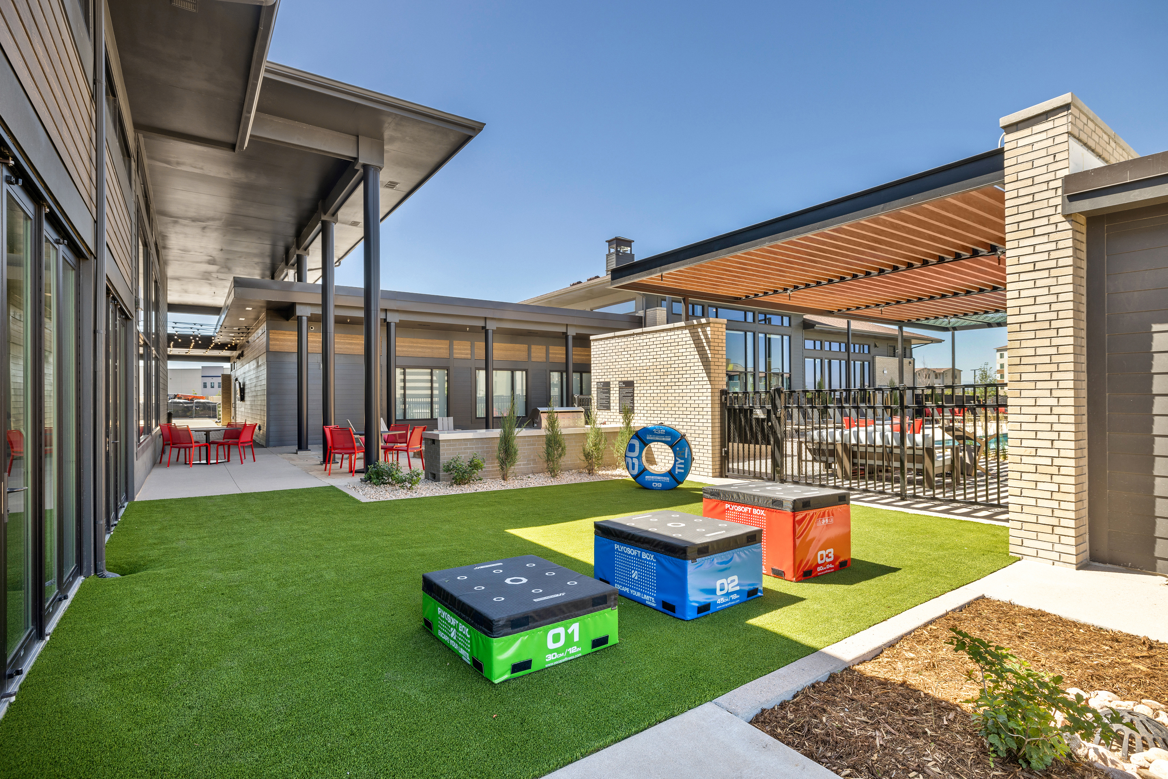 Outdoor fitness at MAA Milepost 35 luxury apartment homes in Denver, CO