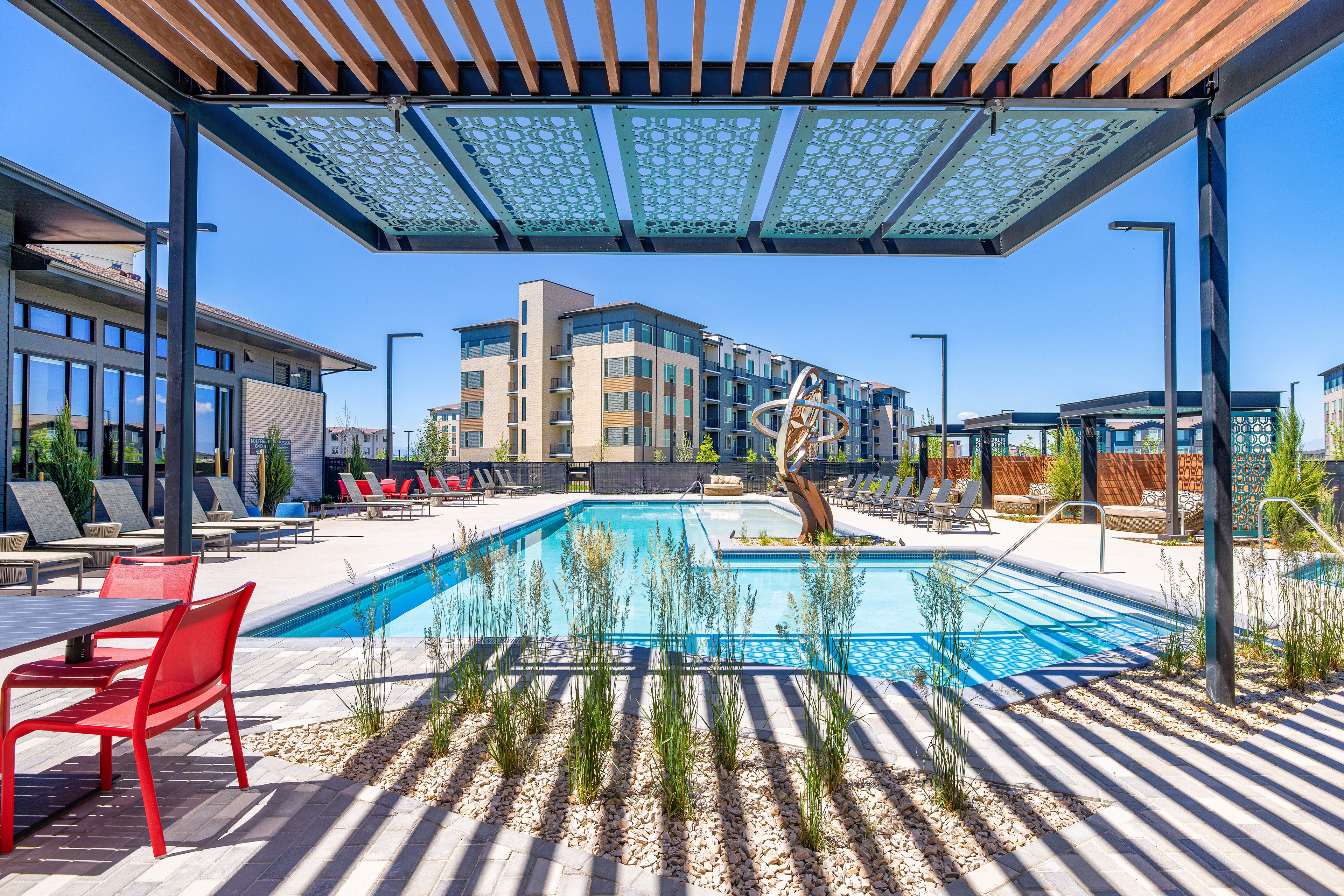 Pool at MAA Milepost 35 luxury apartment homes in Denver, CO