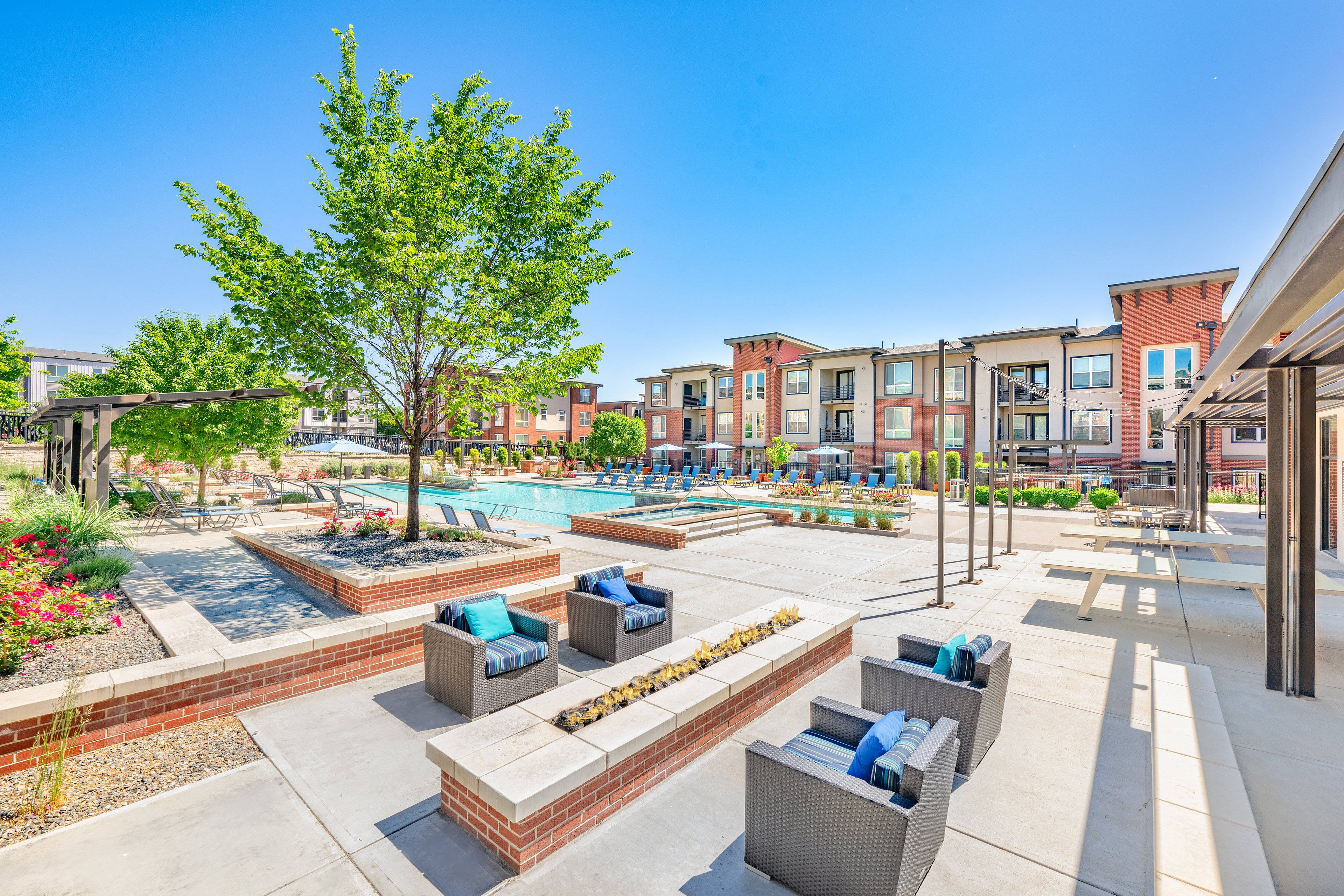 Pool at MAA Promenade luxury apartment homes in Westminster, CO