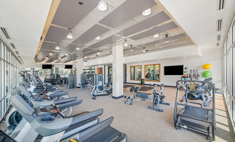 Gym at MAA River North luxury apartment homes in Denver, CO