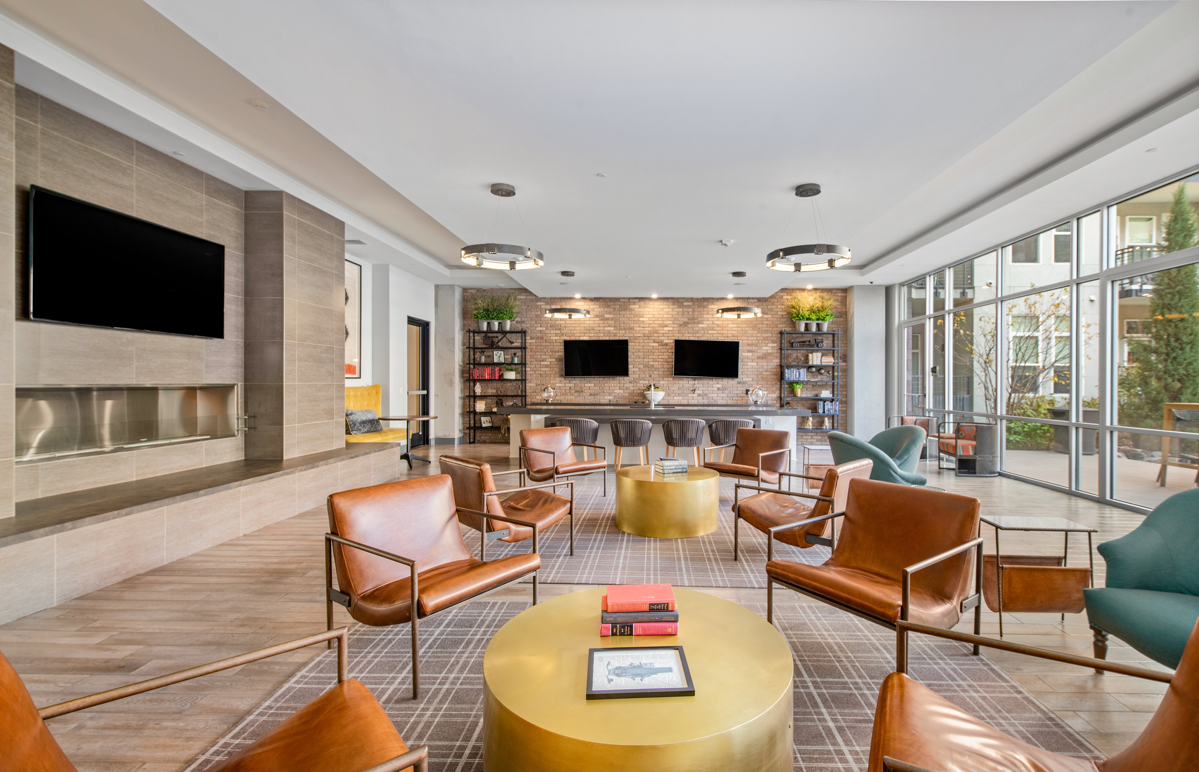 Lounge at MAA River North luxury apartment homes in Denver, CO