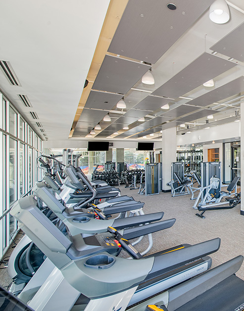 Gym at MAA River North luxury apartment homes in Denver, CO