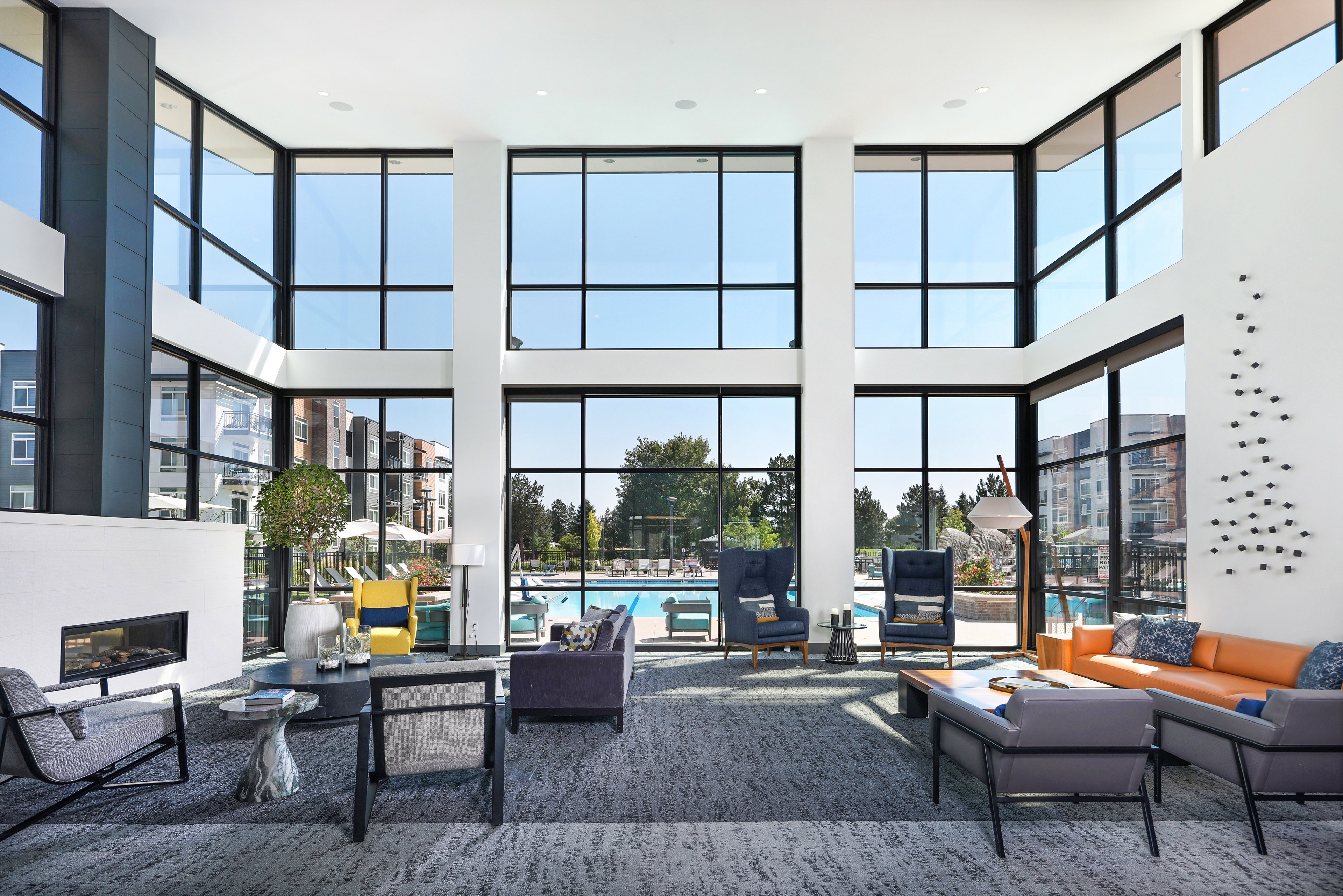 Clubhouse at MAA Westglenn luxury apartment homes in Westminster, CO