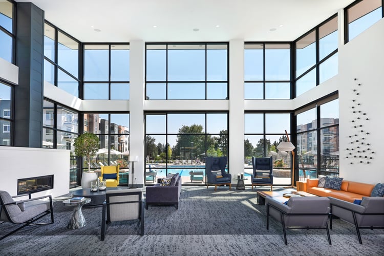 Clubhouse at MAA Westglenn luxury apartment homes in Westminster, CO