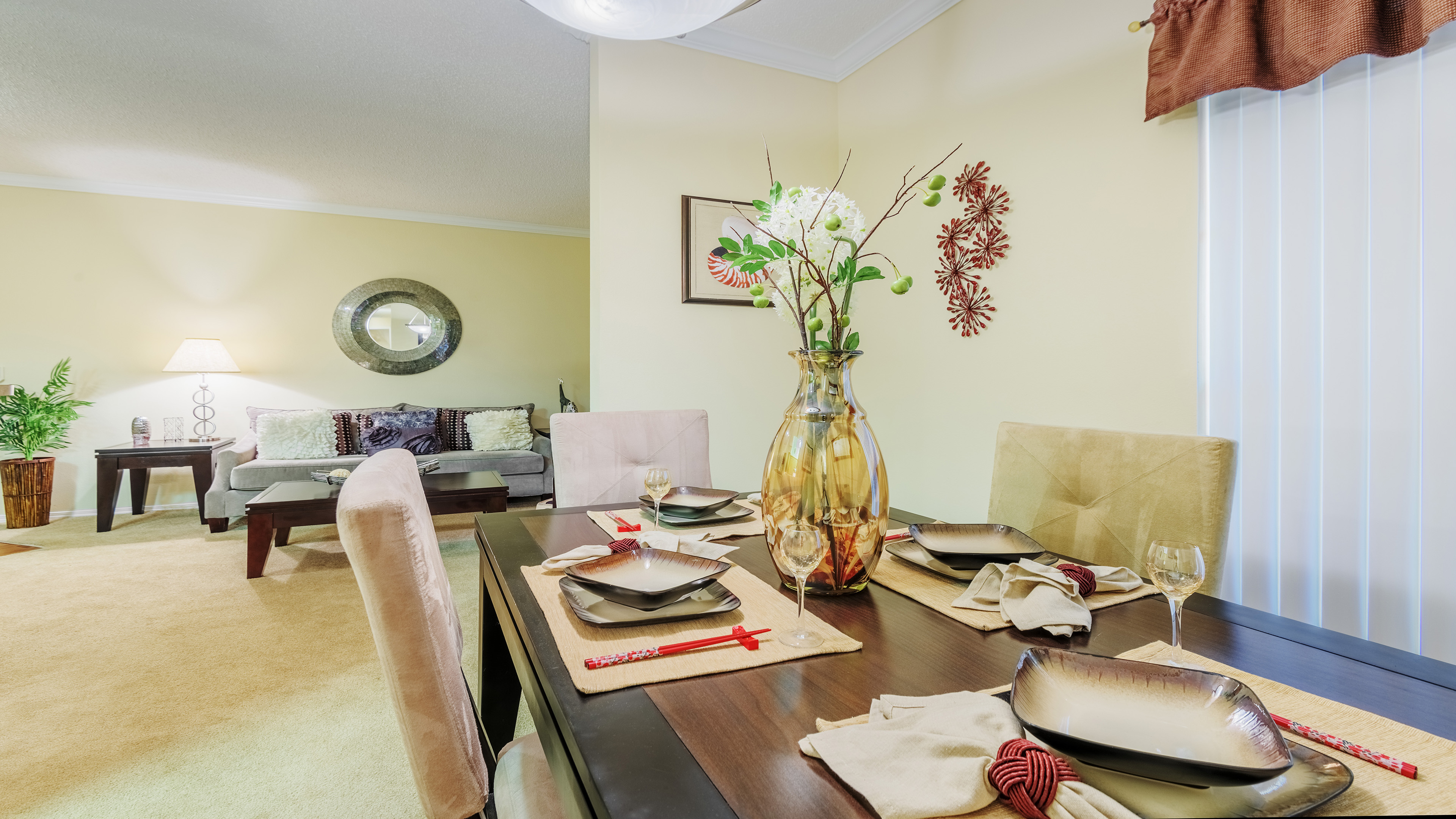 Dining Room at Preserve at Coral Square luxury apartment homes in Coral Springs, FL