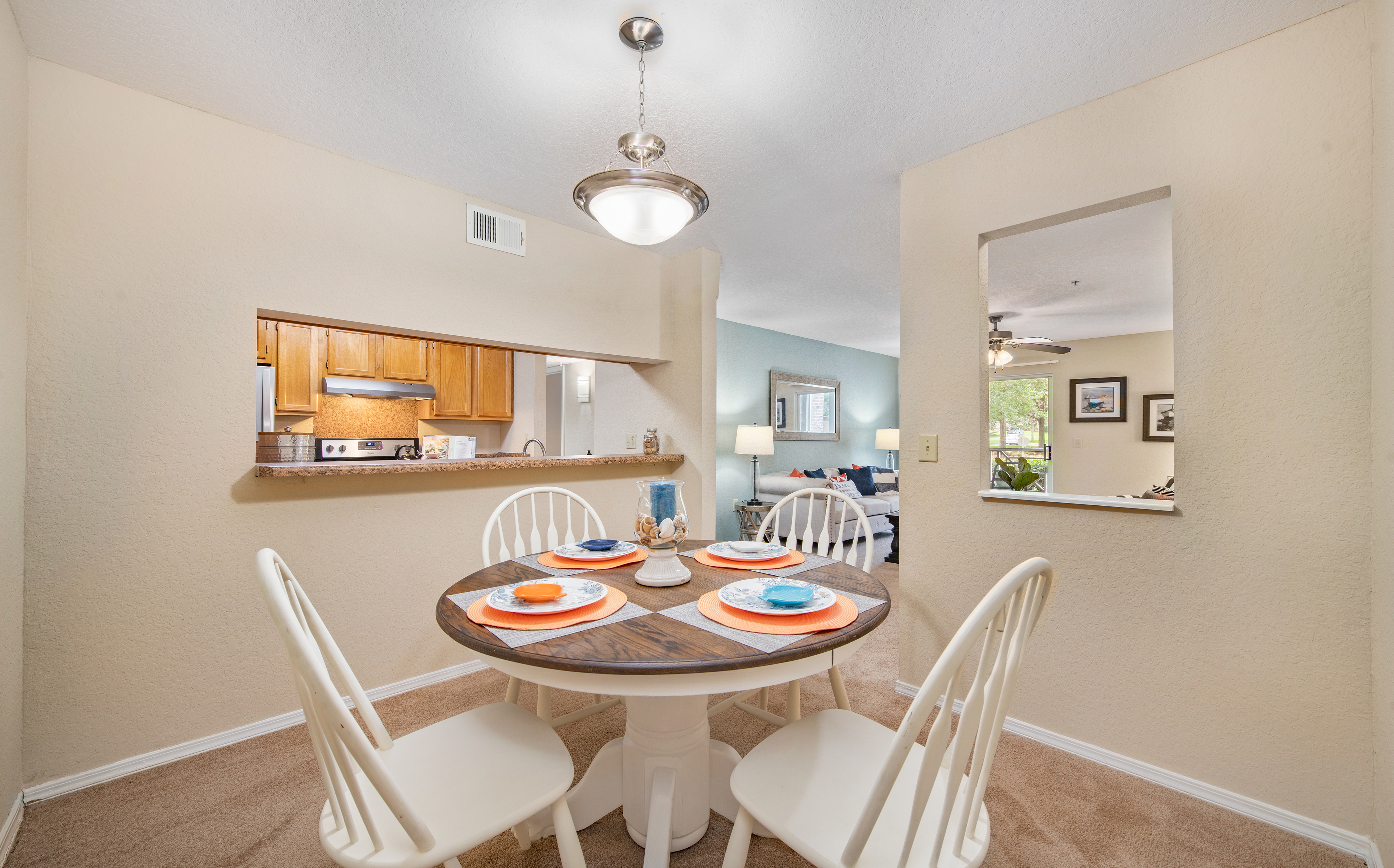 Model Unit Dining Room at MAA Steeplegate in Gainesville, FL