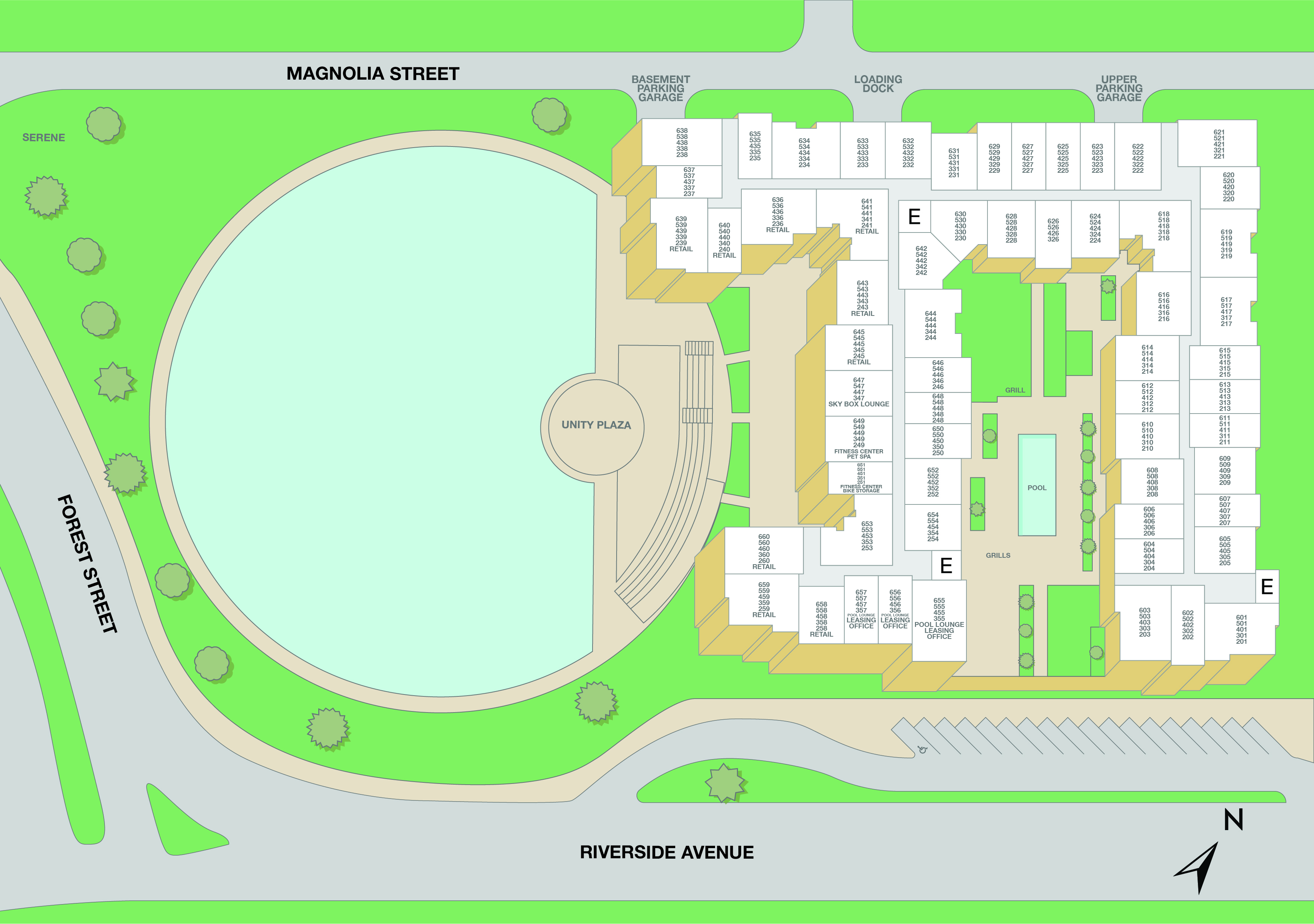 MAA 220 Riverside Property Sitemap