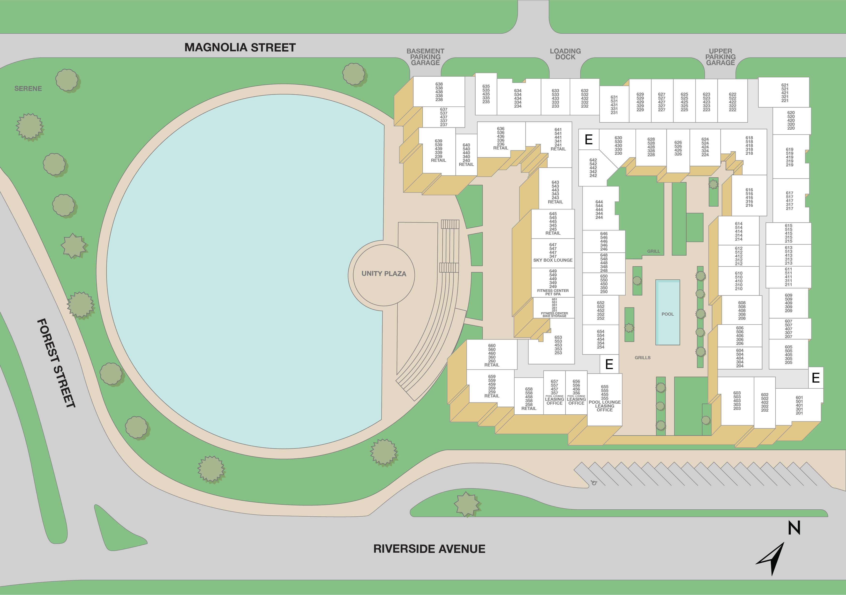 MAA 220 Riverside Property Sitemap