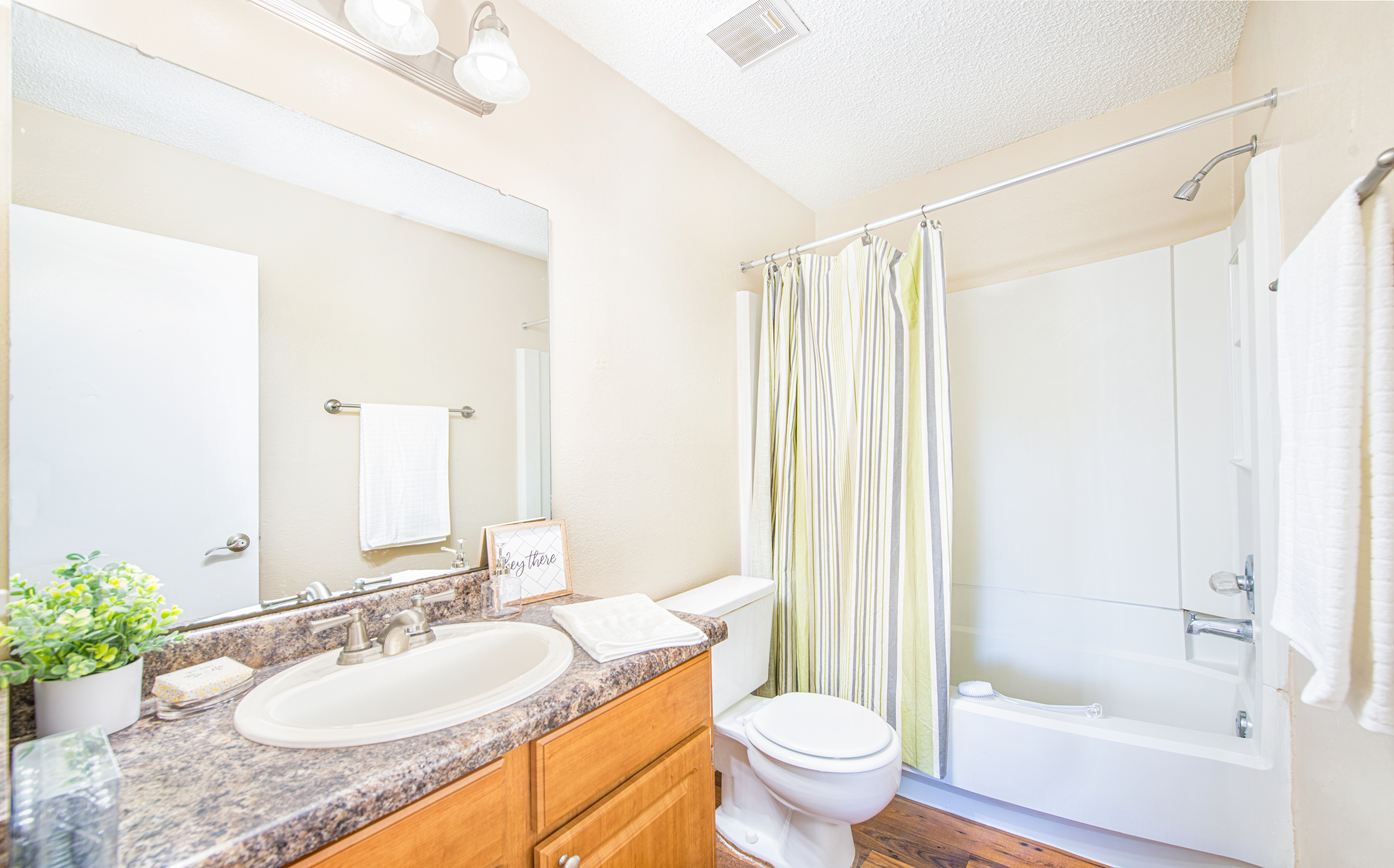 Bathroom at Woodhollow luxury apartment homes in Jacksonville, FL