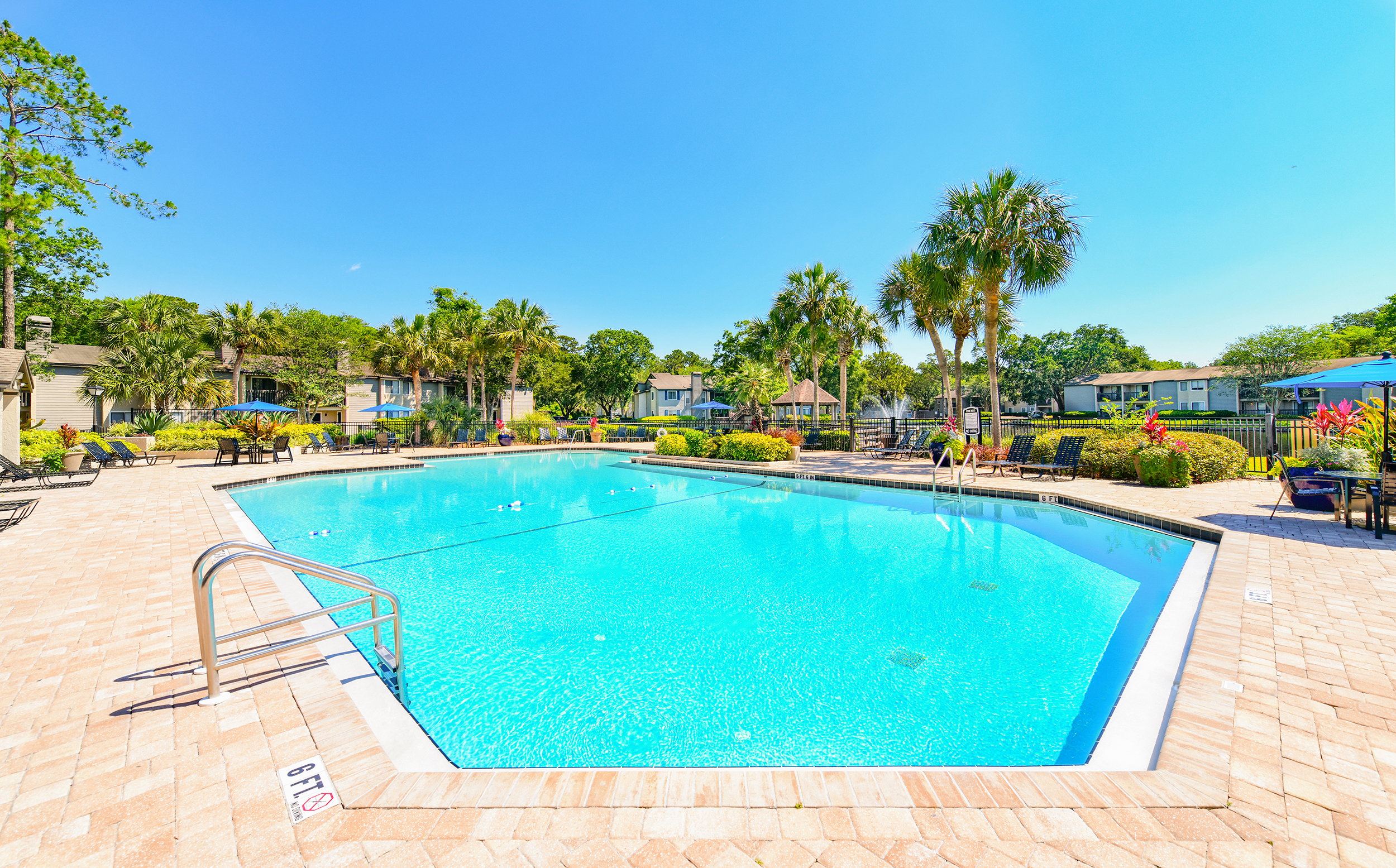 Pool 2 at Woodhollow luxury apartment homes in Jacksonville, FL