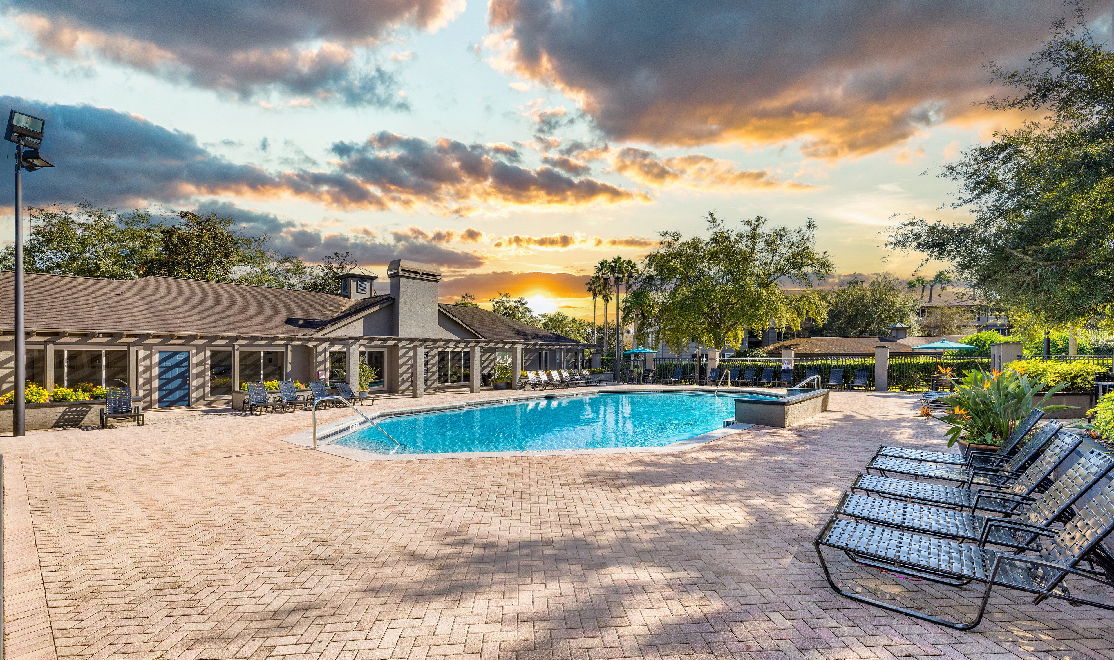 Pool at MAA Belmont luxury apartment homes in Jacksonville, FL