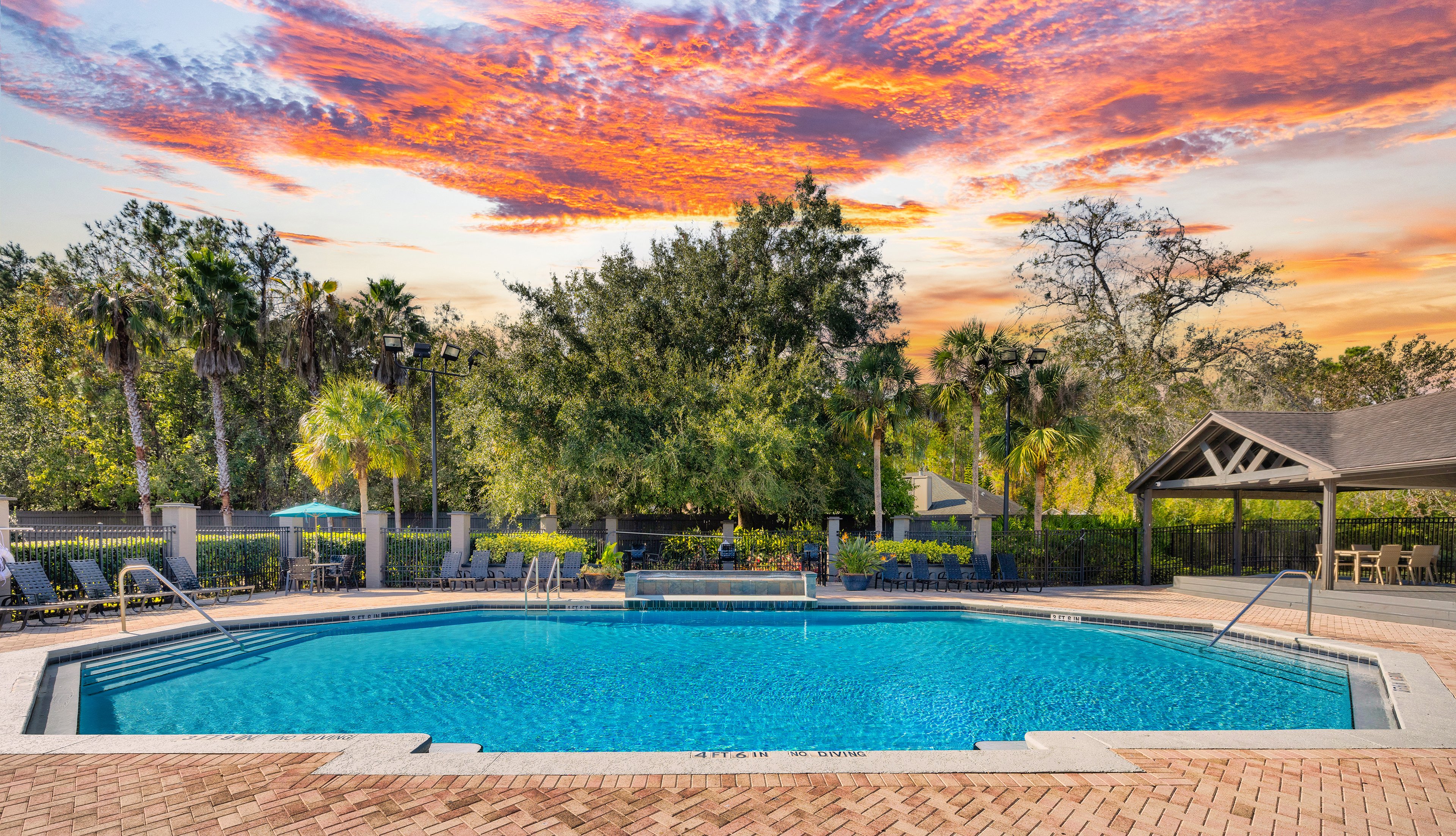Pool at MAA Belmont luxury apartment homes in Jacksonville, FL