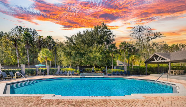 Pool at MAA Belmont luxury apartment homes in Jacksonville, FL