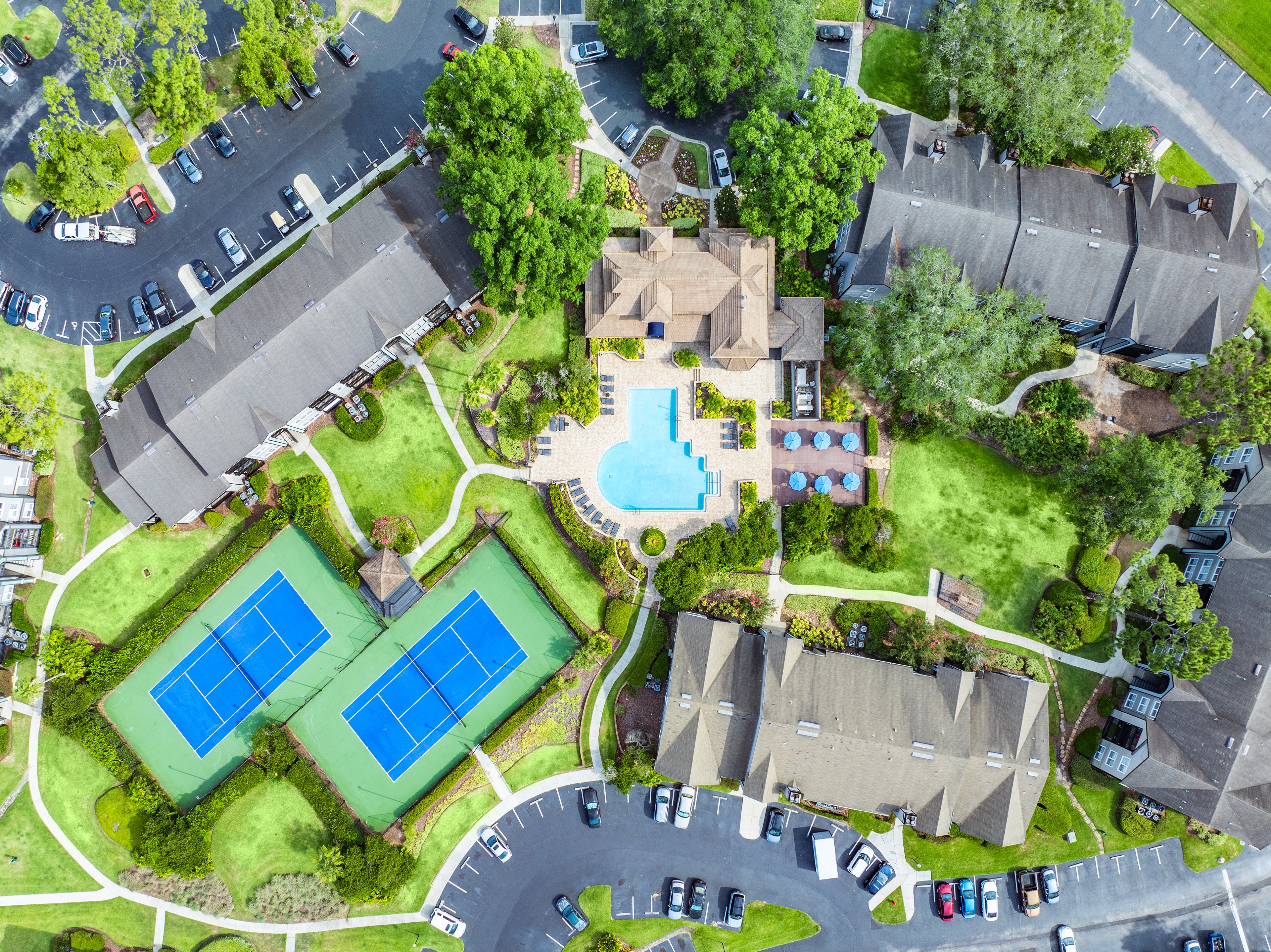Aerial at MAA Deerwood luxury apartment homes in Jacksonville, FL