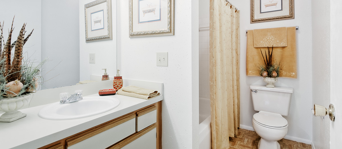 Bathroom at MAA Southlake luxury apartment homes in Jacksonville, FL