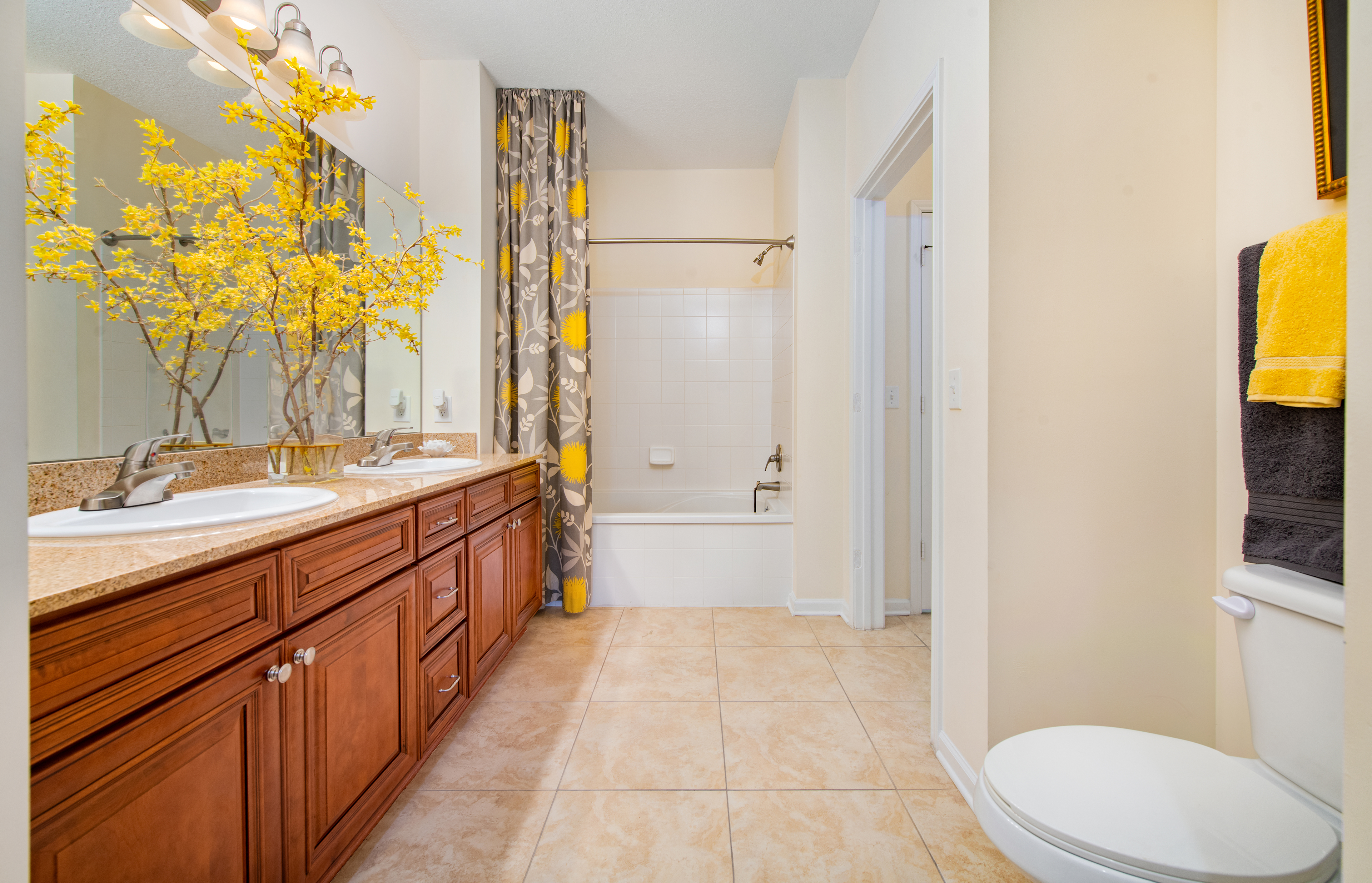 Model Bathroom at Tattersall at Tapestry Park in Jacksonville, FL
