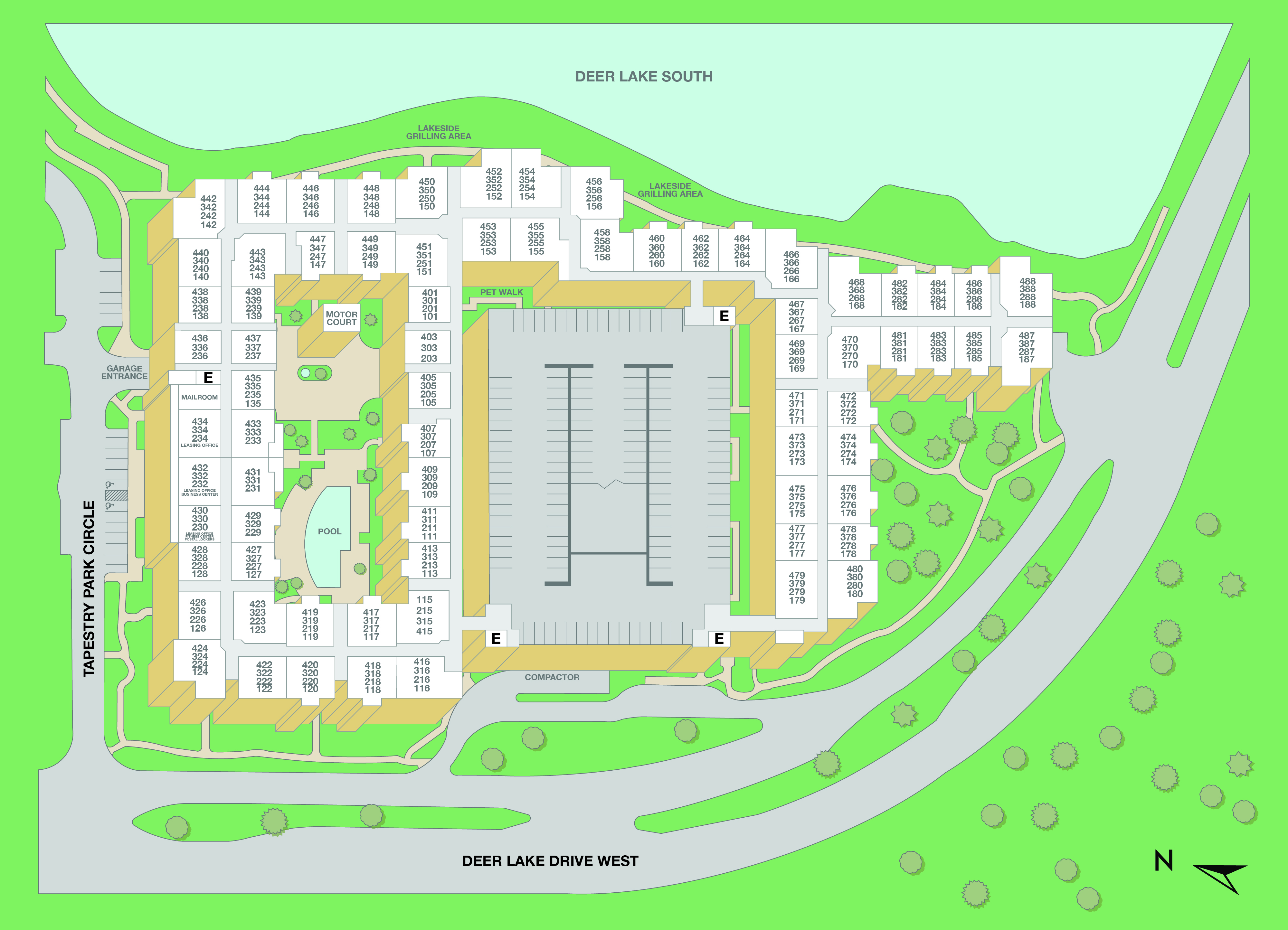 Tattersall at Tapestry sitemap